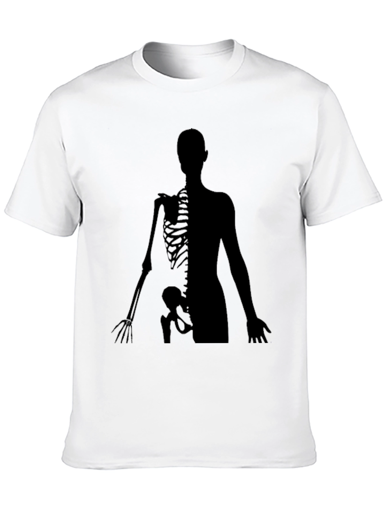 Anatomy Skeleton Graphic Tee - Mens Black T-Shirt