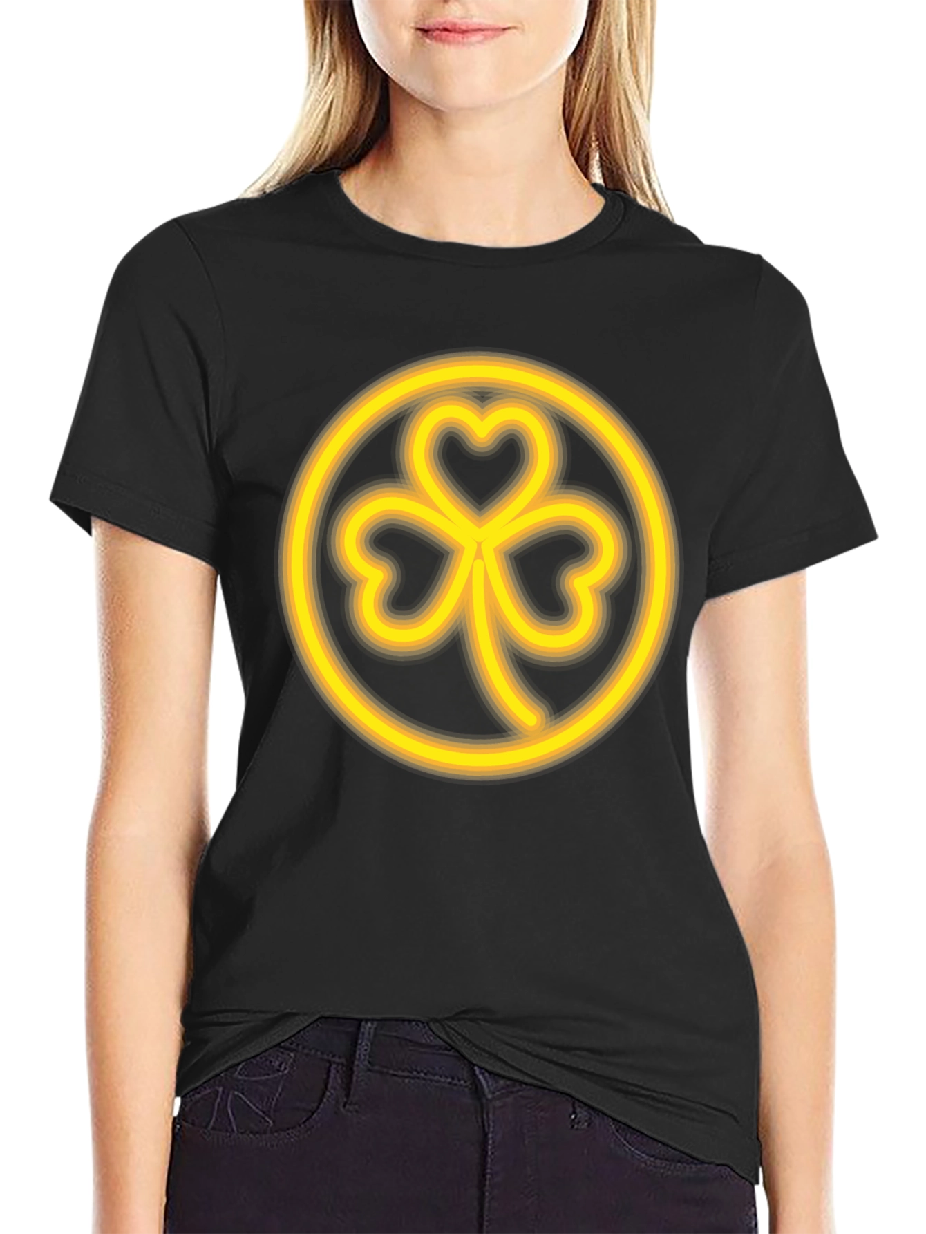 Shamrock T-Shirt - Lucky Clover Design