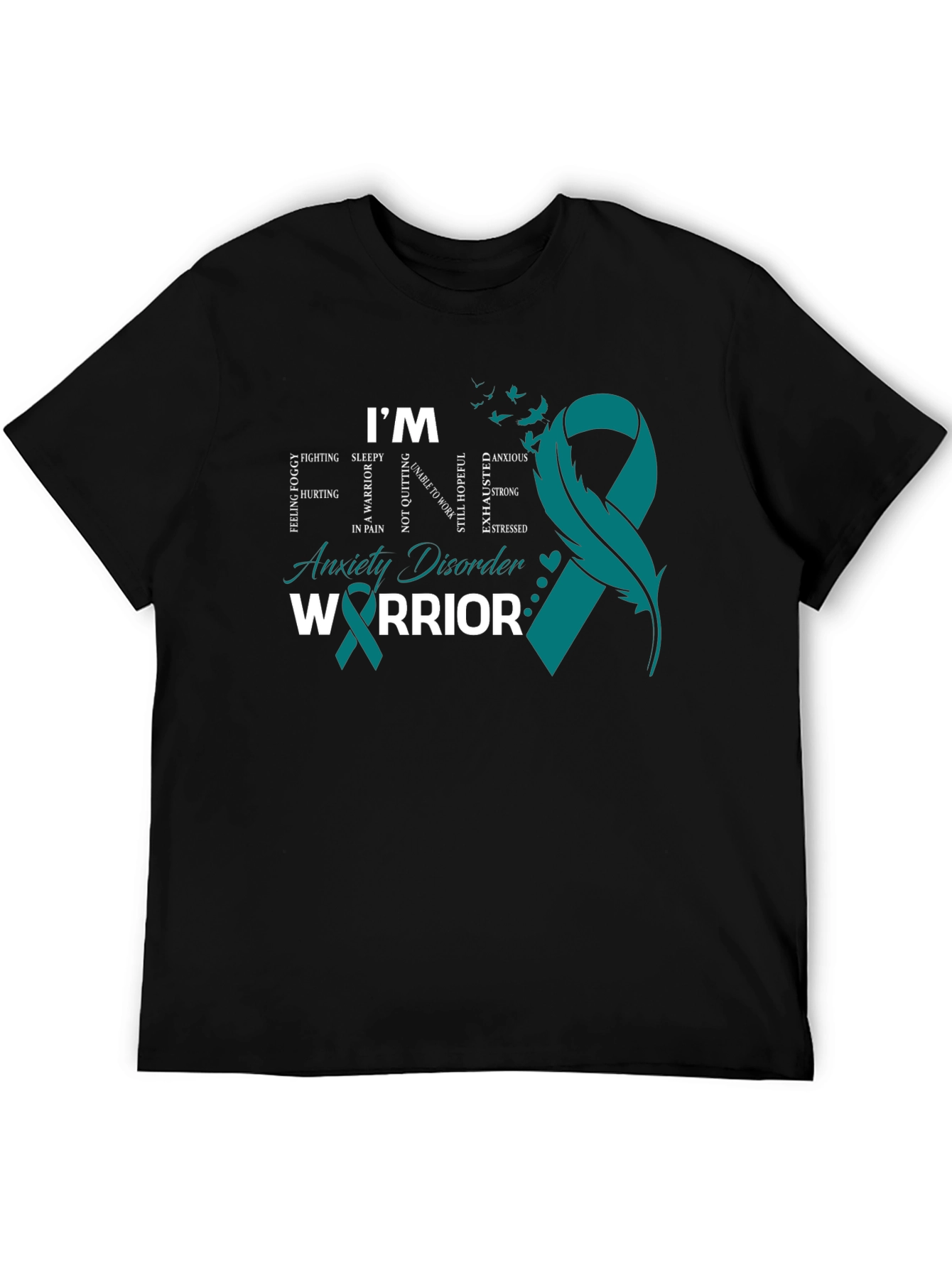 Anxiety Disorder Warrior T-Shirt Mental Health Awareness