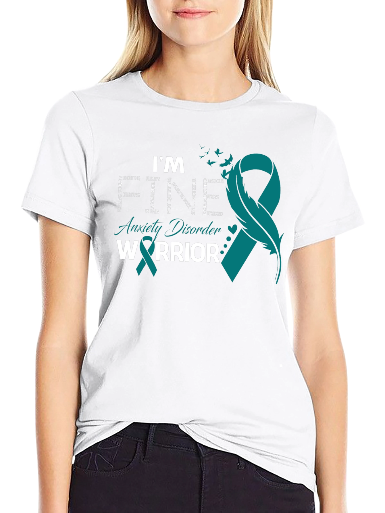 Anxiety Disorder Warrior T-Shirt Mental Health Awareness