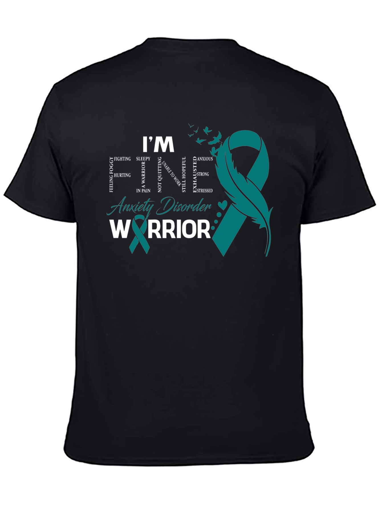 Anxiety Disorder Warrior T-Shirt Mental Health Awareness