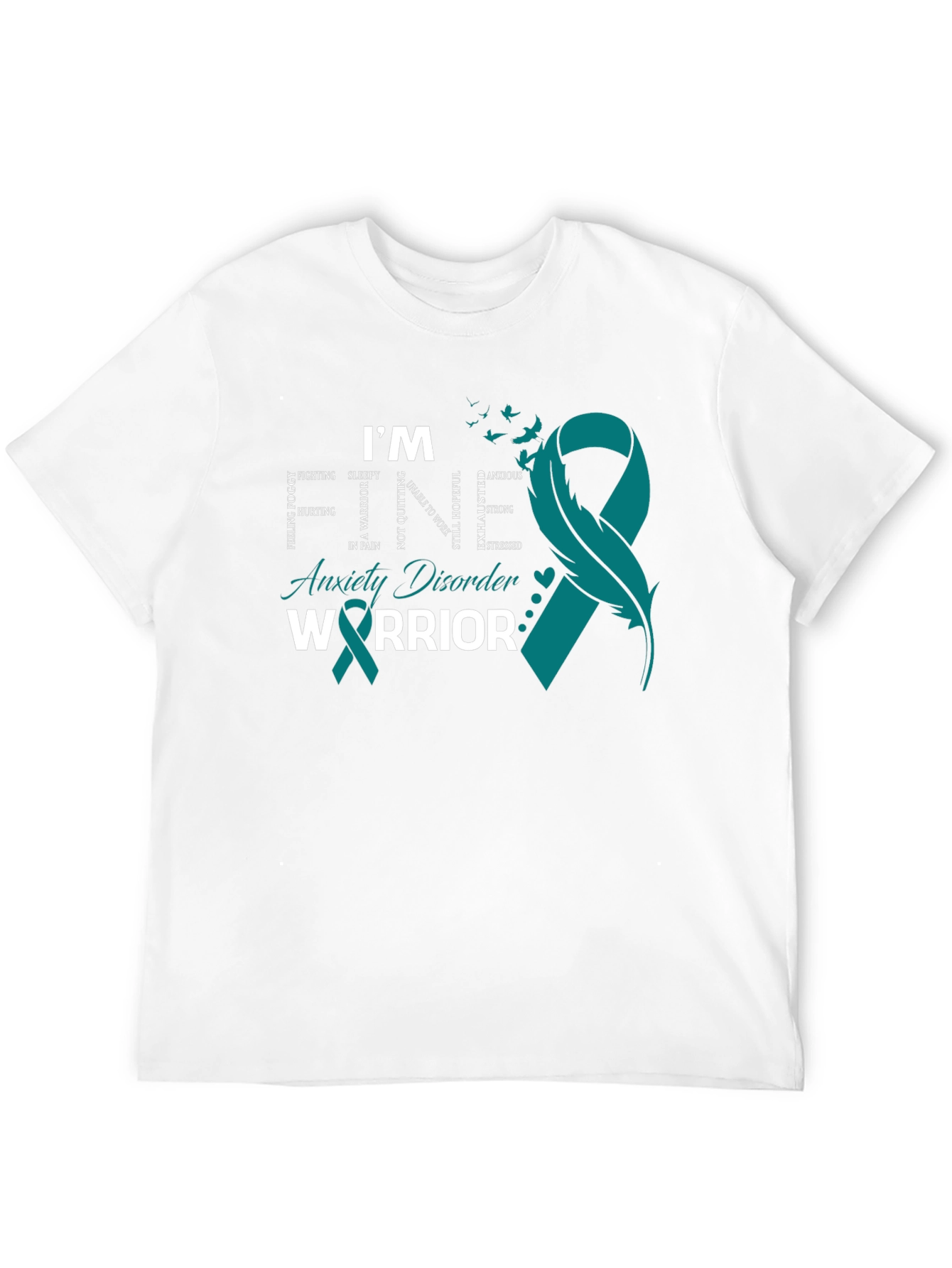 Anxiety Disorder Warrior T-Shirt Mental Health Awareness