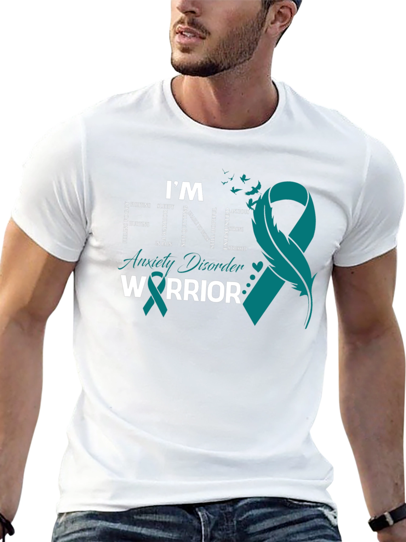Anxiety Disorder Warrior T-Shirt Mental Health Awareness