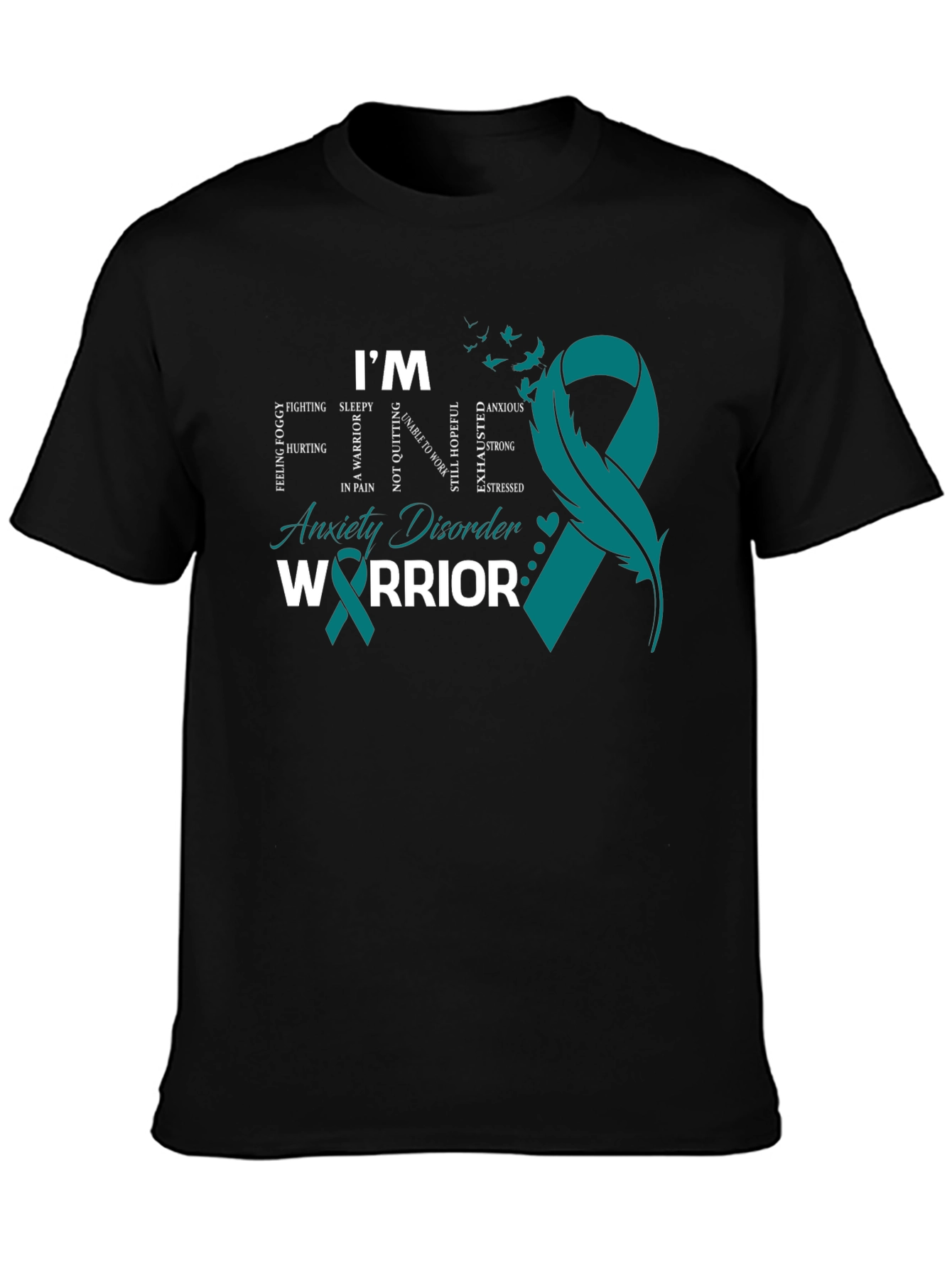 Anxiety Disorder Warrior T-Shirt Mental Health Awareness
