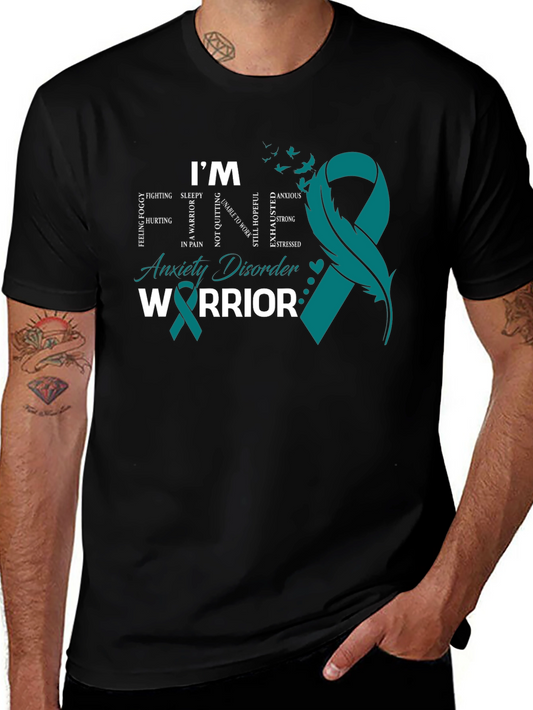 Anxiety Disorder Warrior T-Shirt Mental Health Awareness
