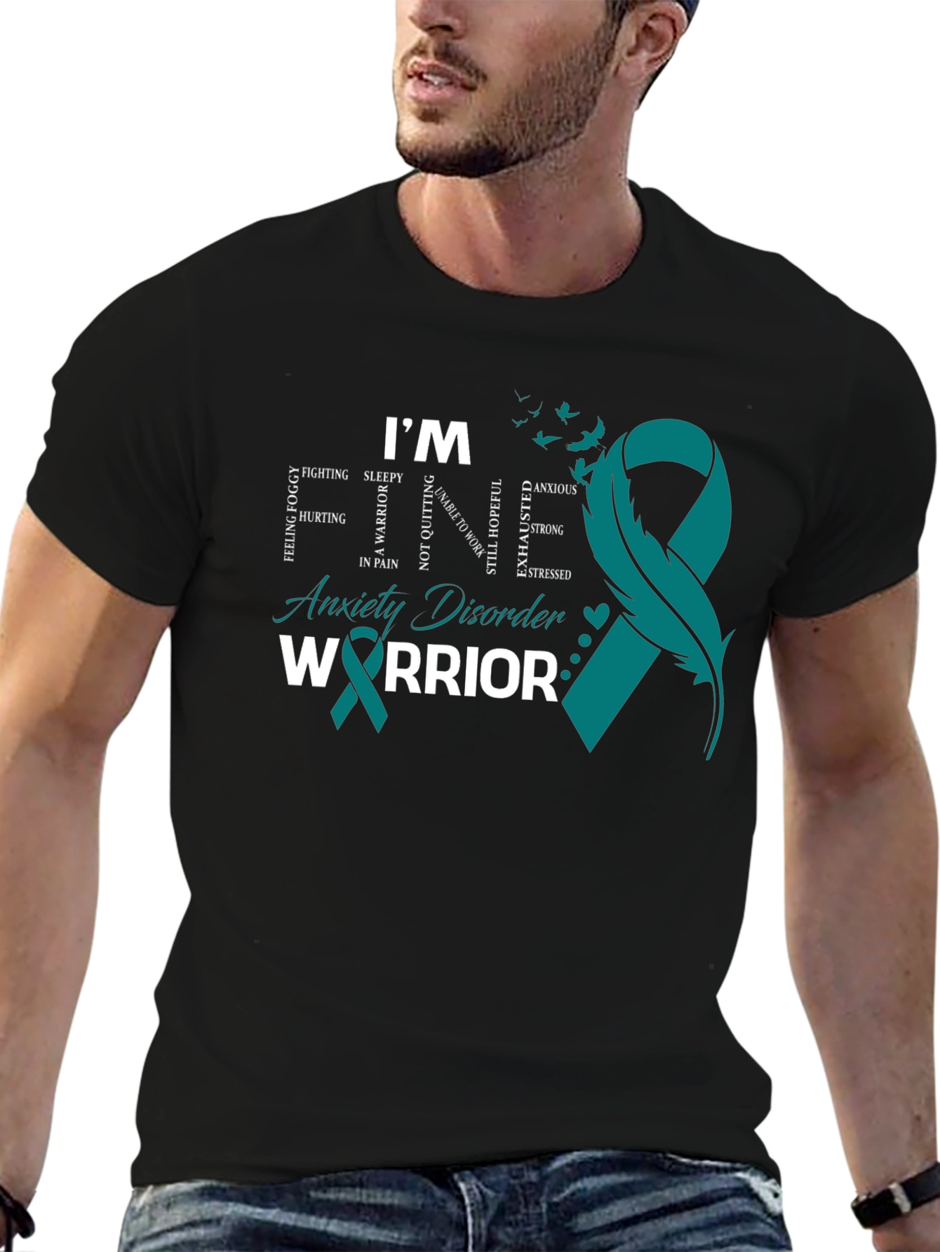 Anxiety Disorder Warrior T-Shirt Mental Health Awareness