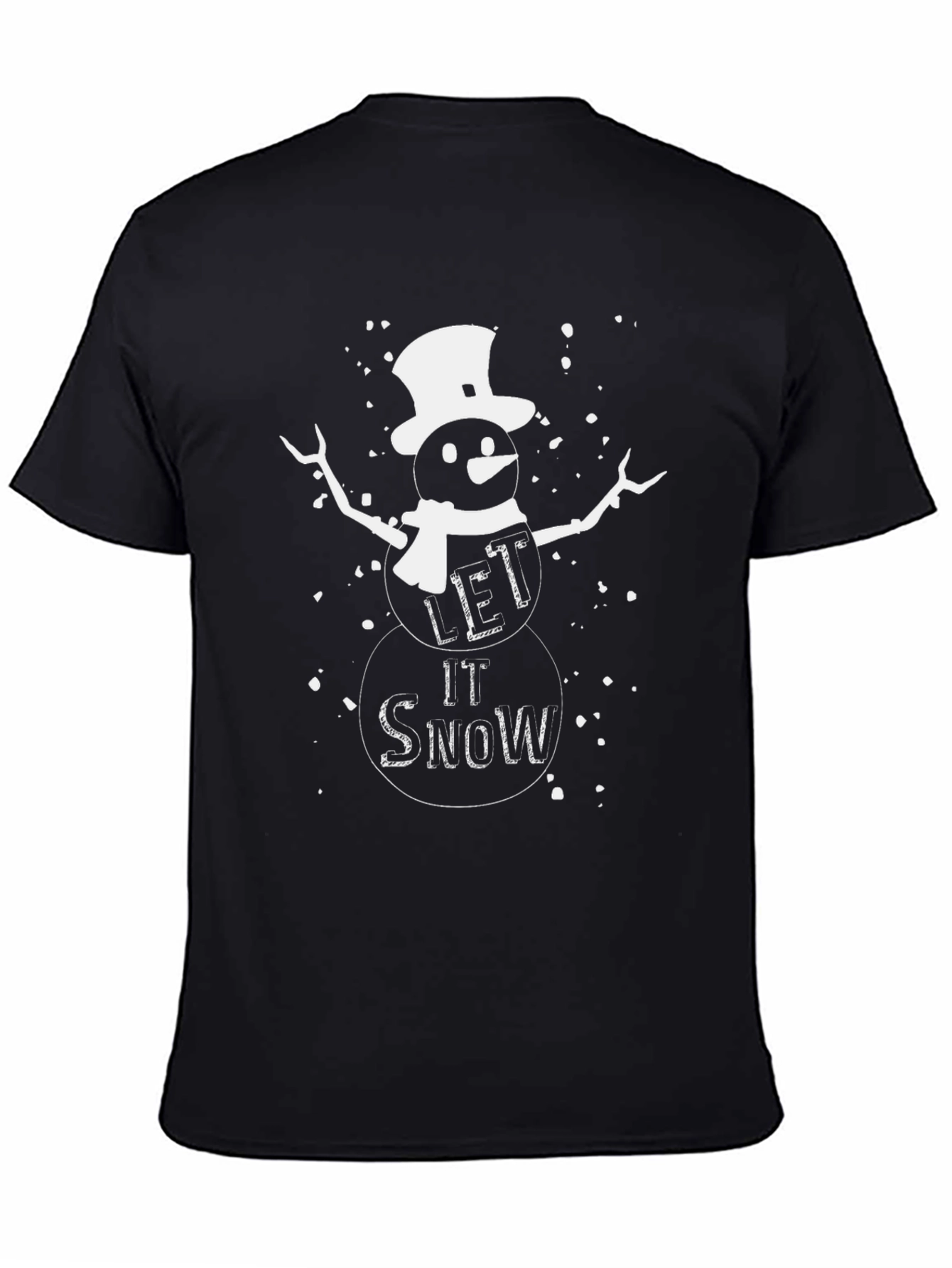 Let it Snow T-Shirt - Holiday Winter Snowman
