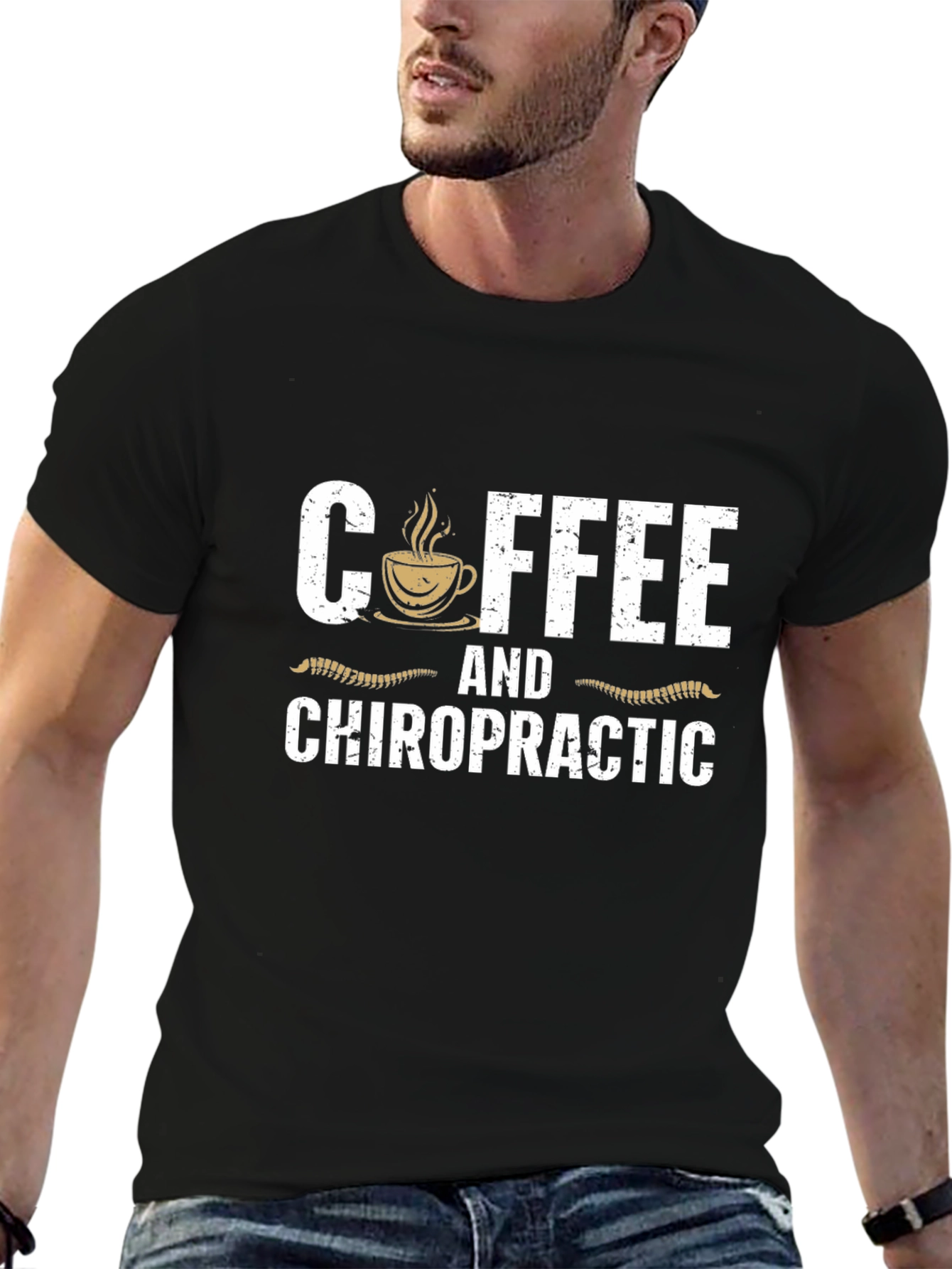 Coffee and Chiropractic Graphic Tee