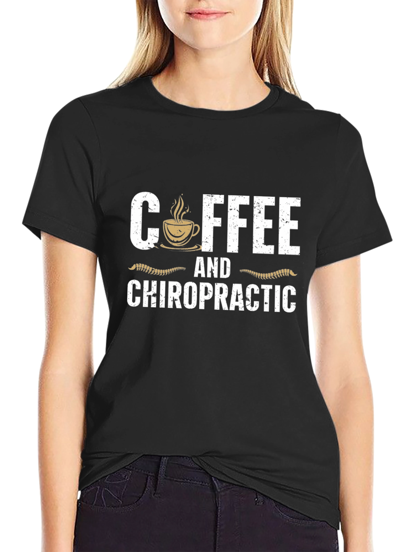 Coffee and Chiropractic Graphic Tee