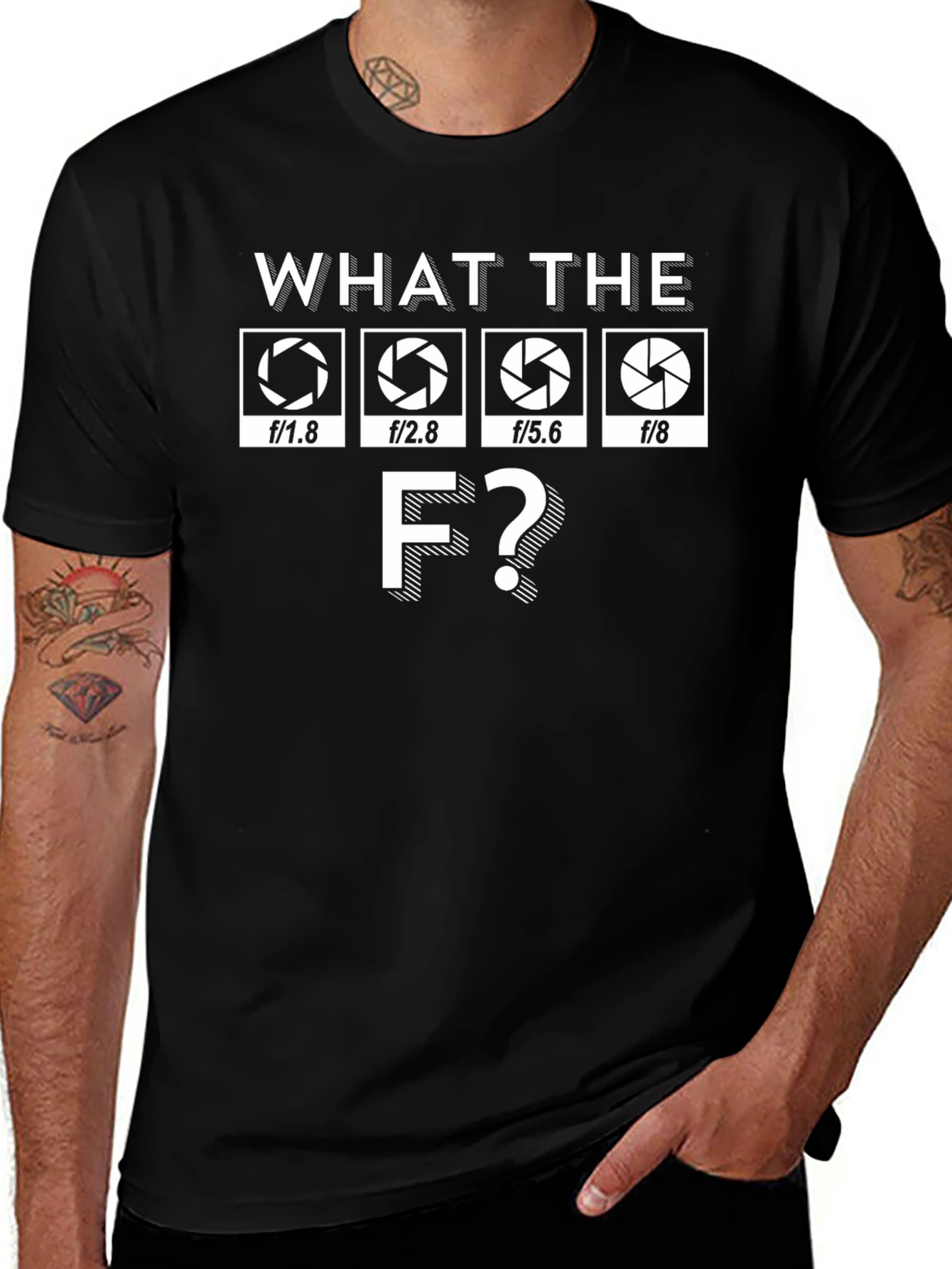 Photographer Aperture T-Shirt: What The F?