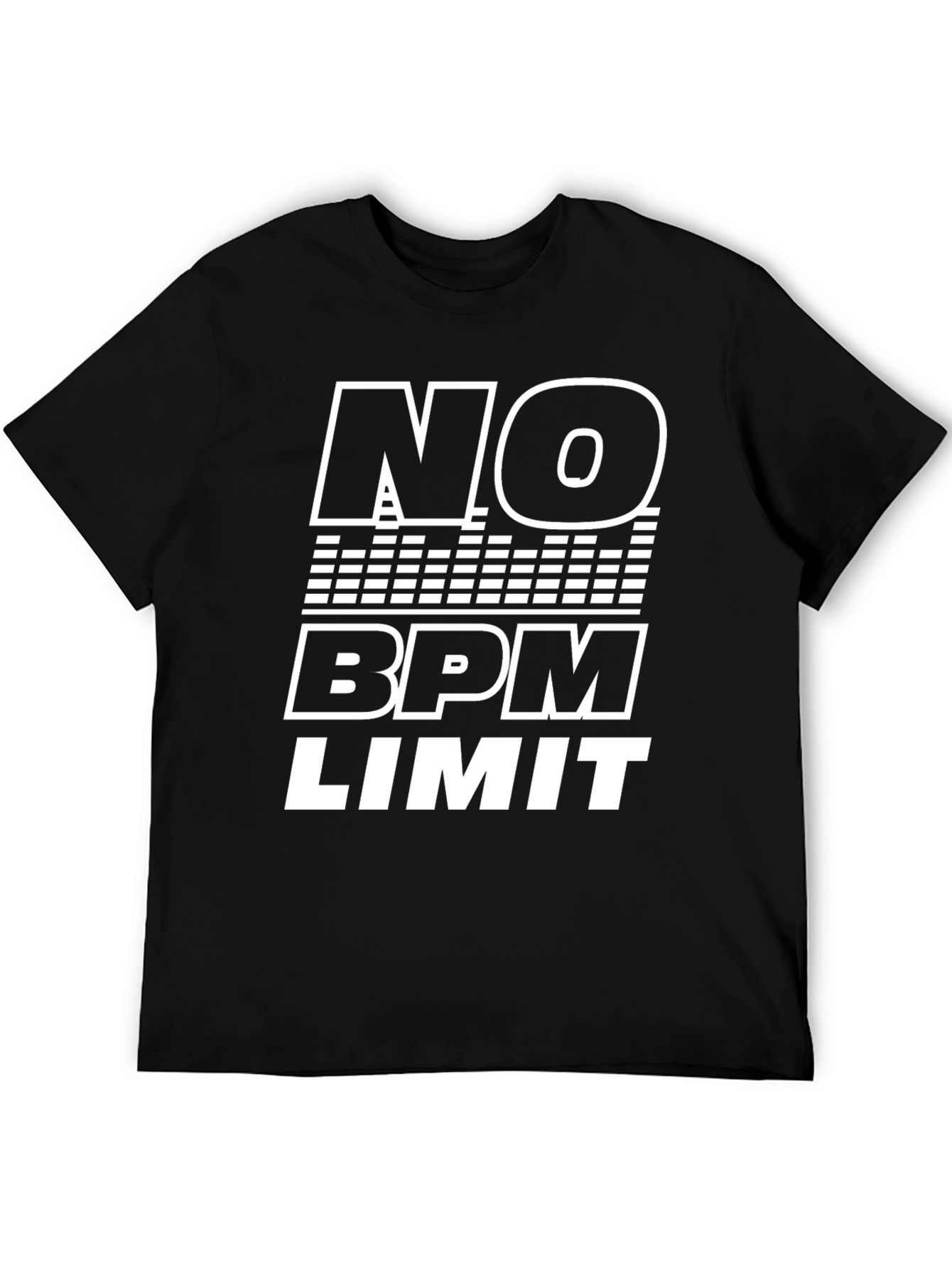 No BPM Limit Black Graphic Tee
