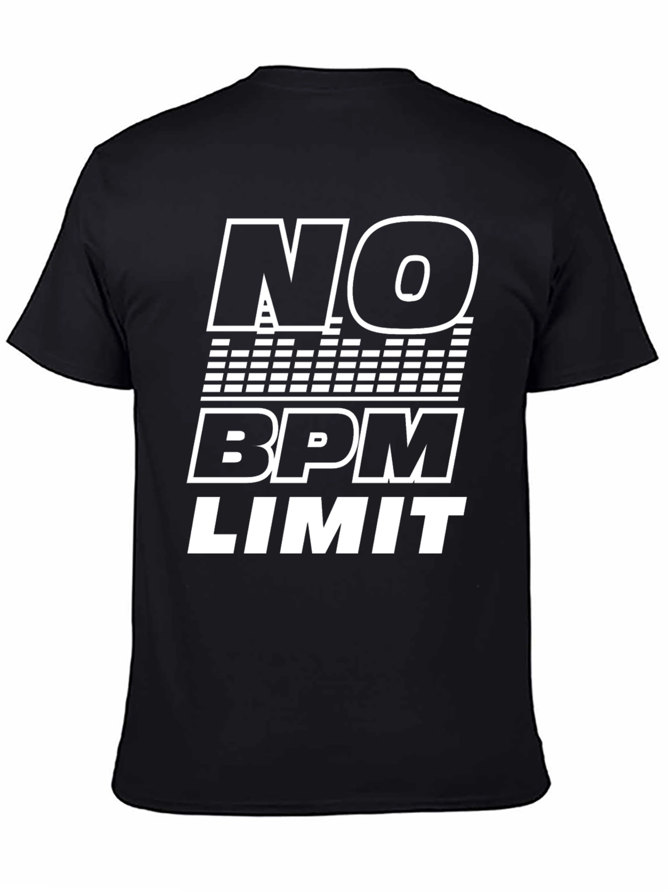 No BPM Limit Black Graphic Tee