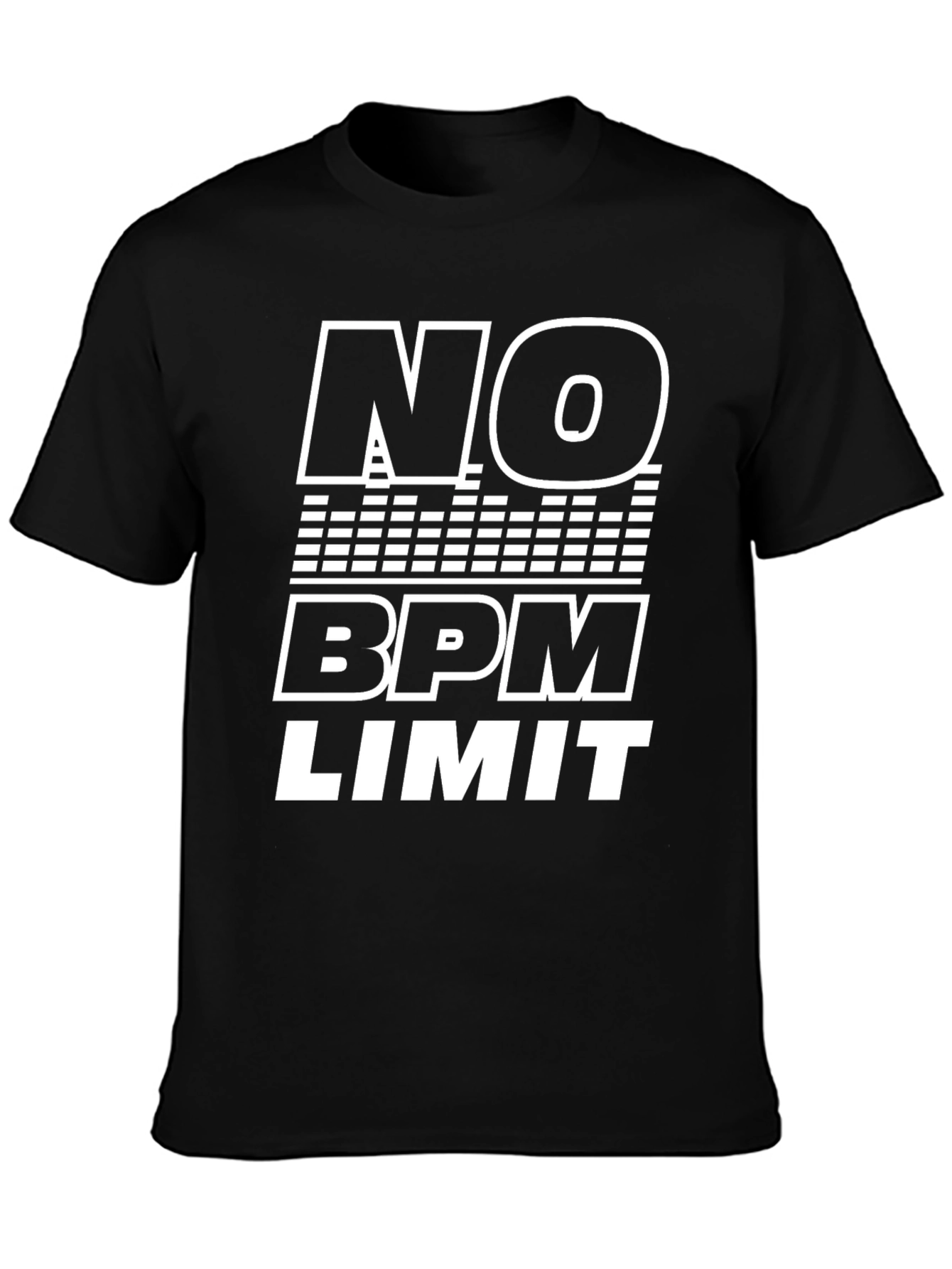 No BPM Limit Black Graphic Tee