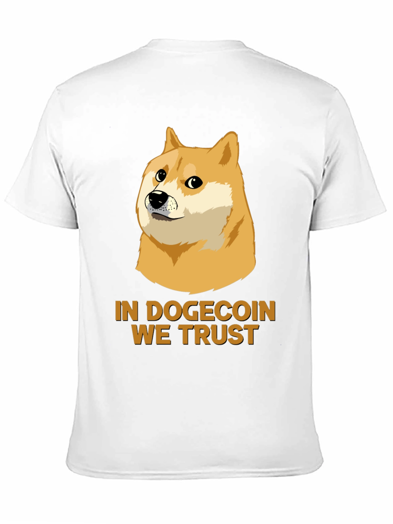 In Dogecoin We Trust Black T-Shirt