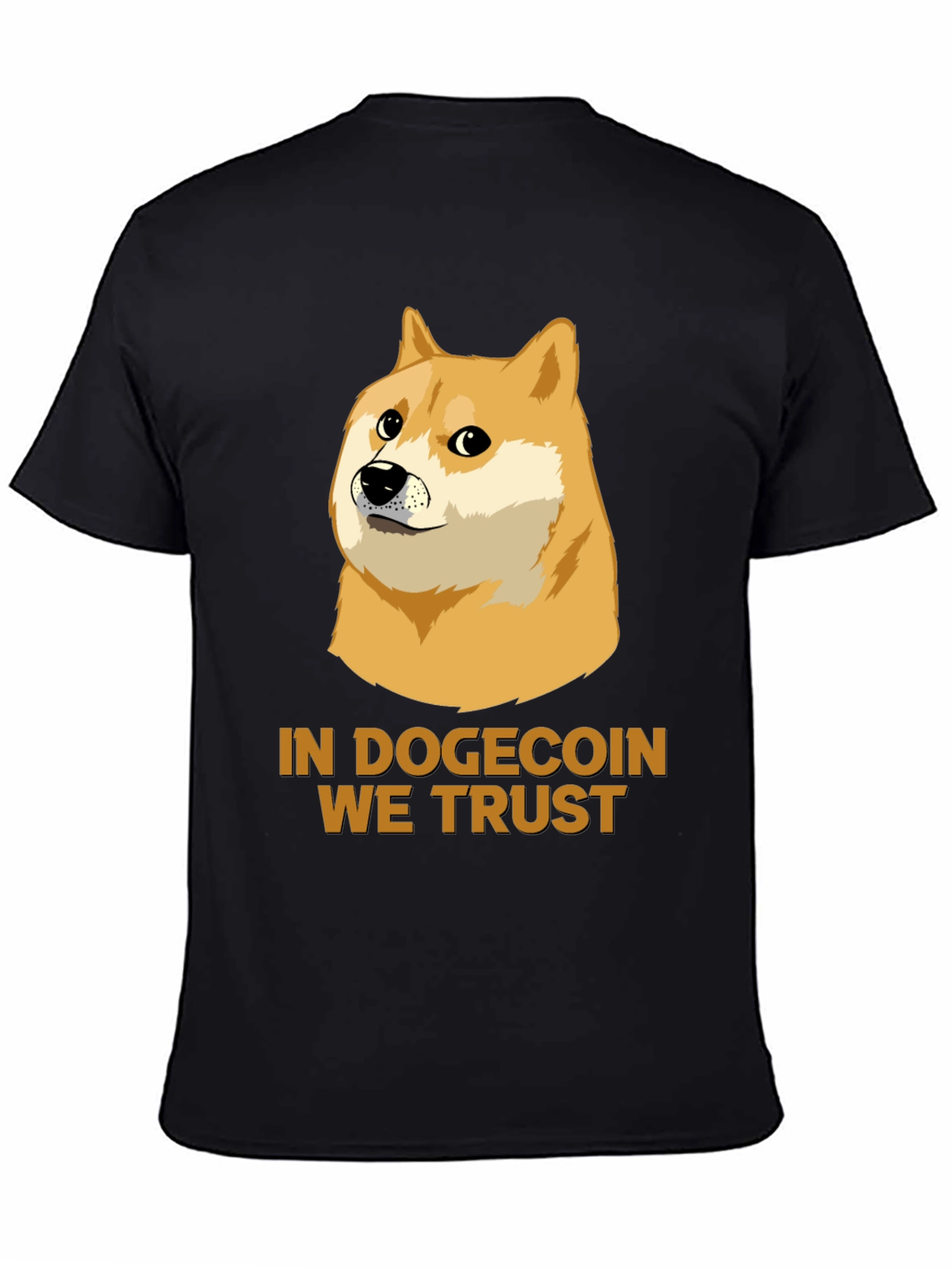 In Dogecoin We Trust Black T-Shirt