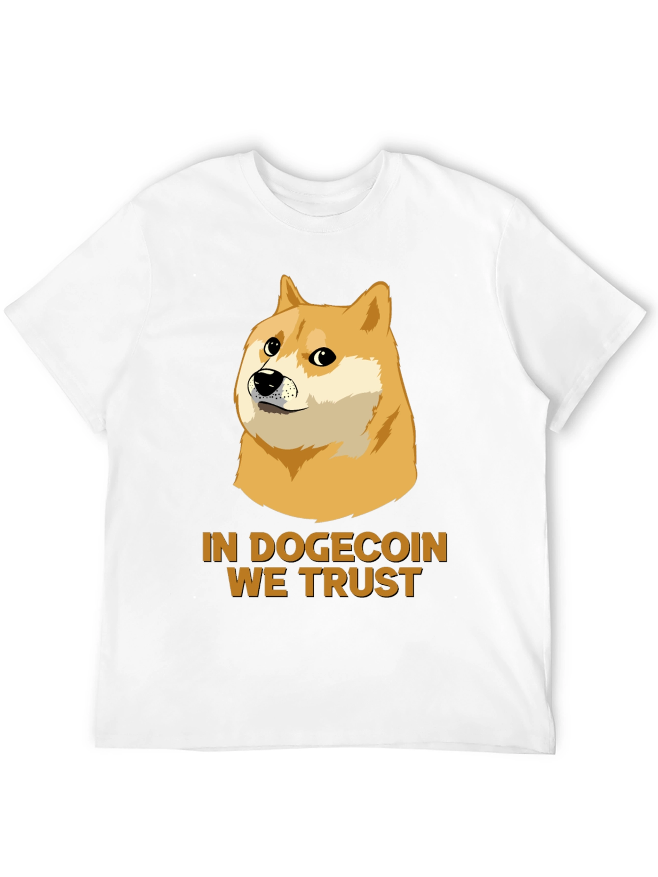 In Dogecoin We Trust Black T-Shirt