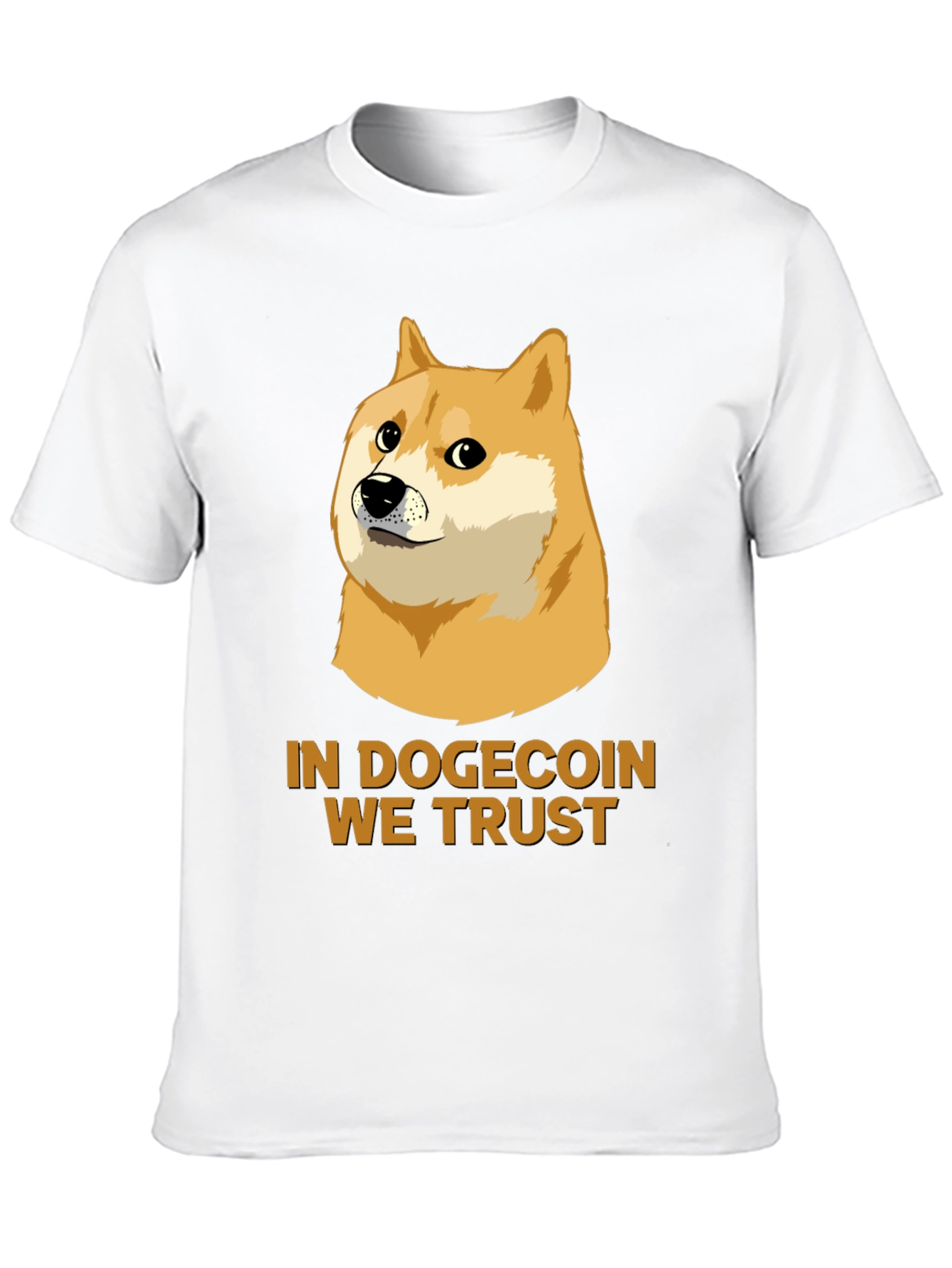 In Dogecoin We Trust Black T-Shirt