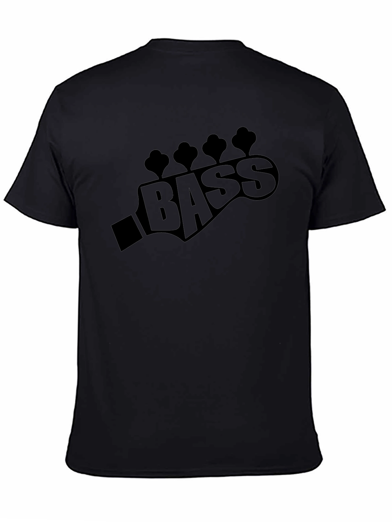 Bass Guitar Headstock T-Shirt - Musician Tee