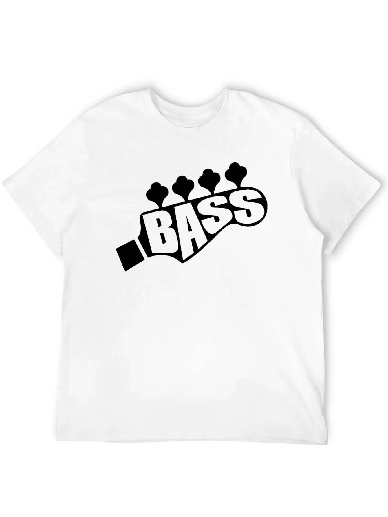 Bass Guitar Headstock T-Shirt - Musician Tee