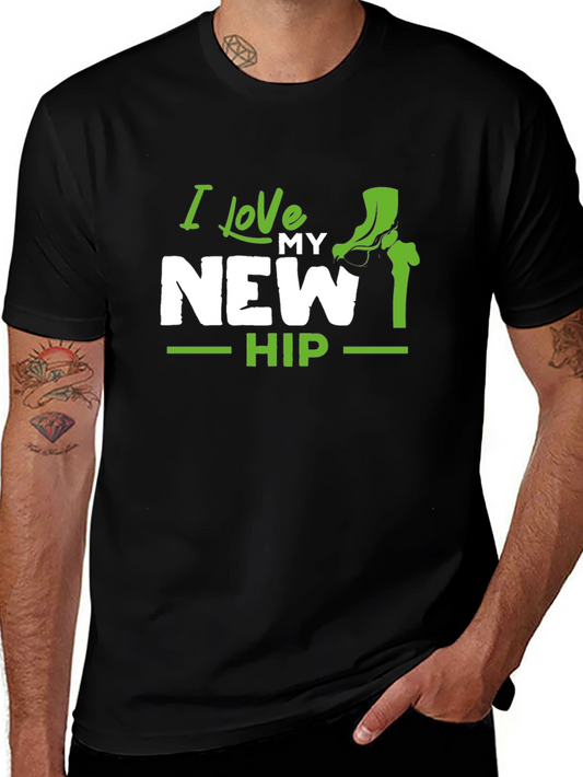 I Love My New Hip T-Shirt - Funny Joint Replacement Surgery Tee