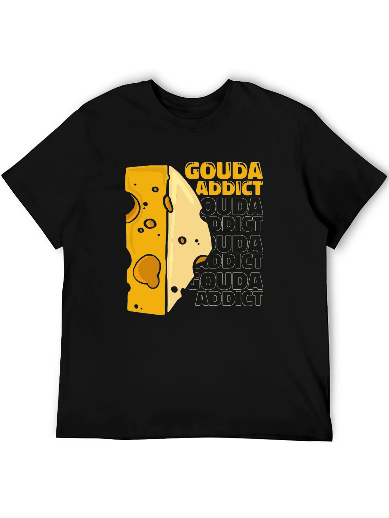 Gouda Addict T-Shirt - Cheese Lover Tee
