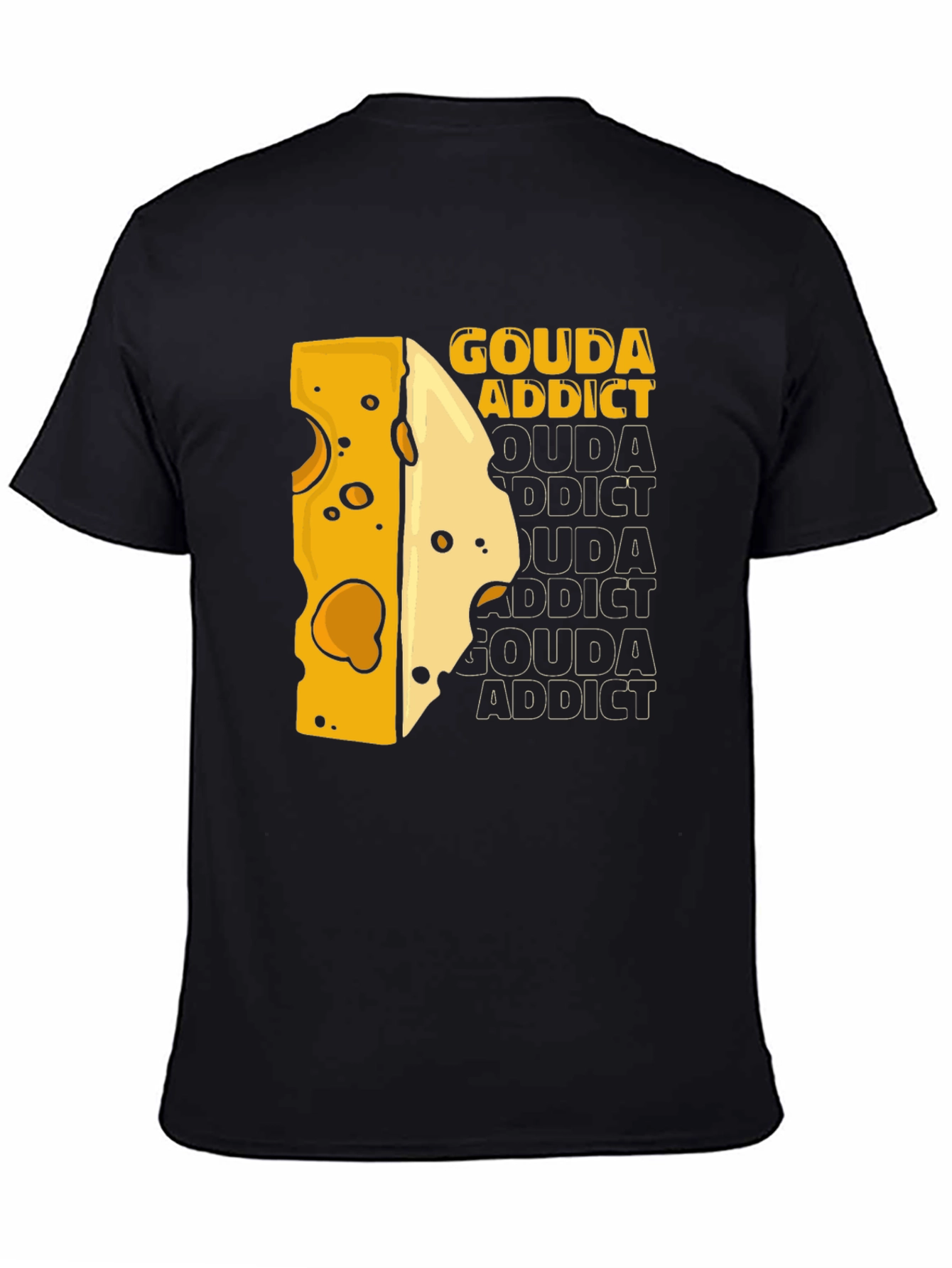 Gouda Addict T-Shirt - Cheese Lover Tee
