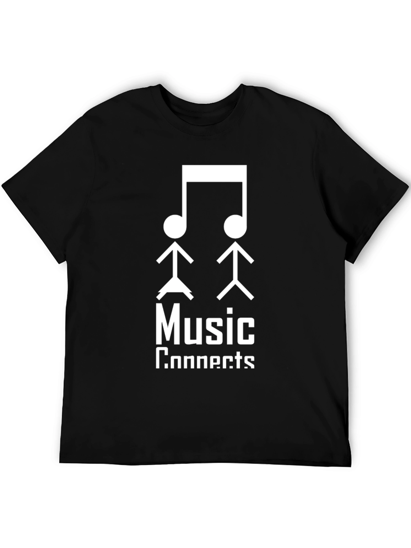 Music Connects Graphic Tee - Stylish Unisex T-Shirt