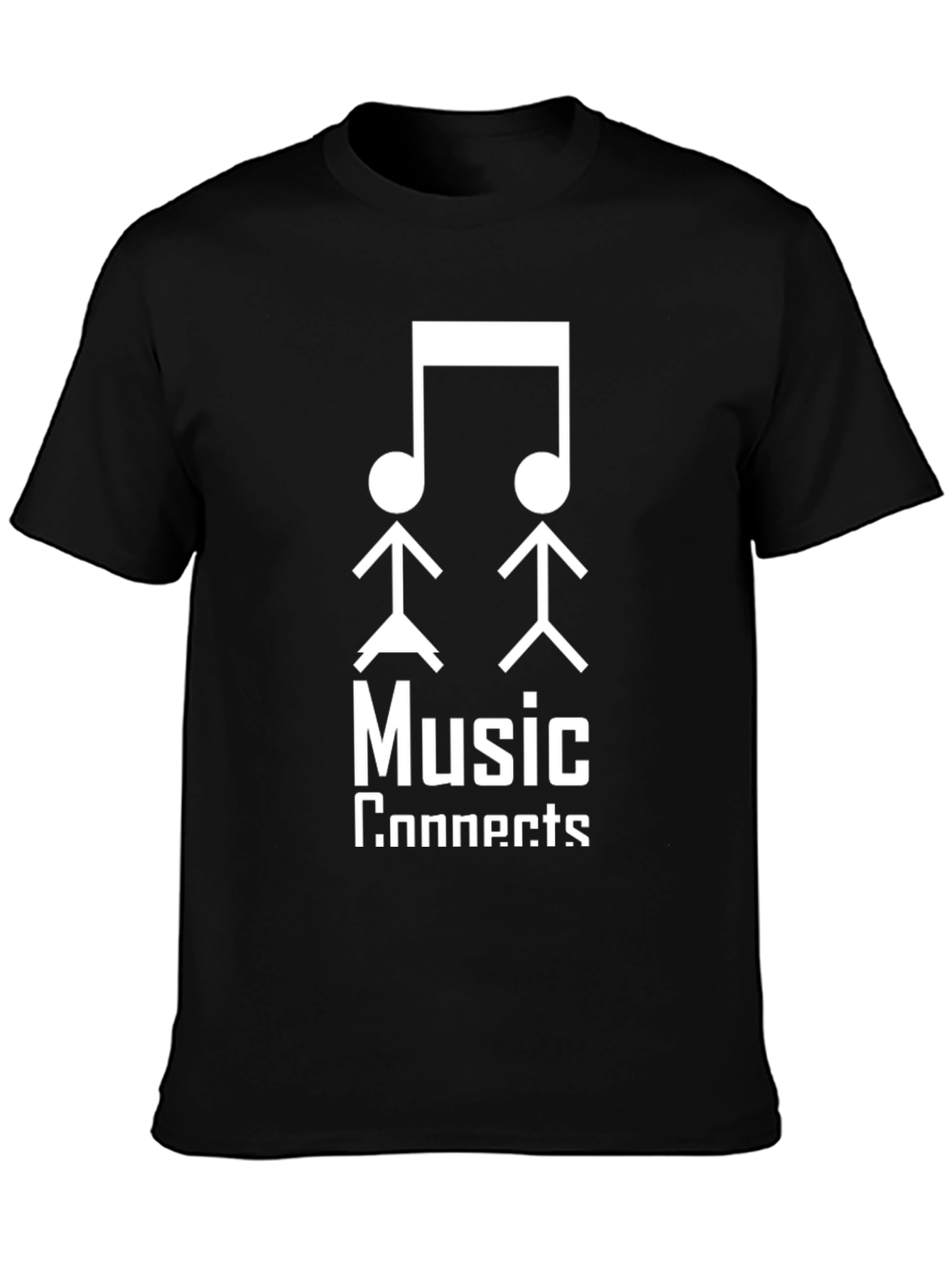 Music Connects Graphic Tee - Stylish Unisex T-Shirt