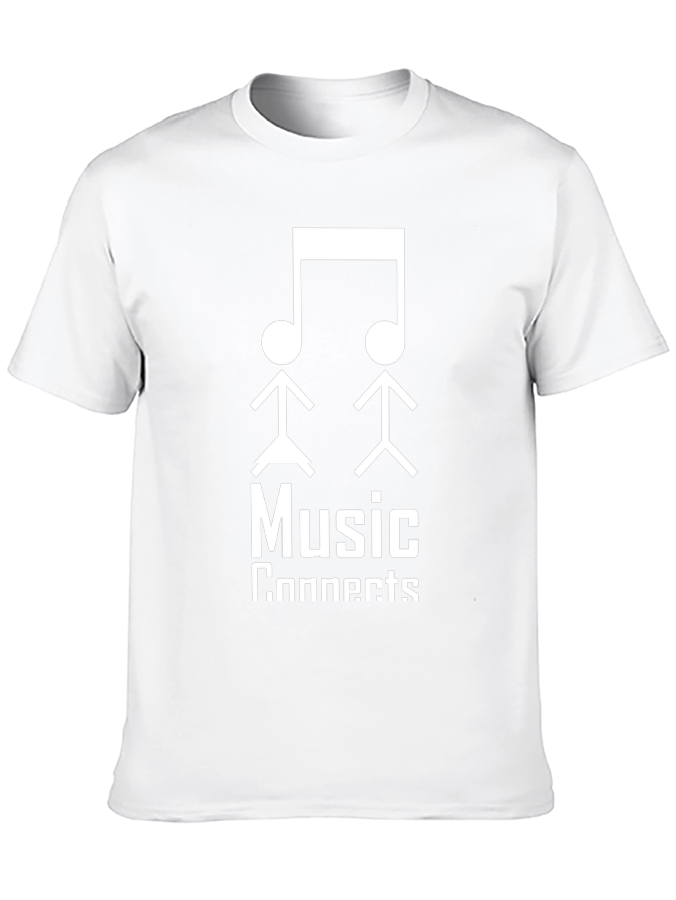 Music Connects Graphic Tee - Stylish Unisex T-Shirt
