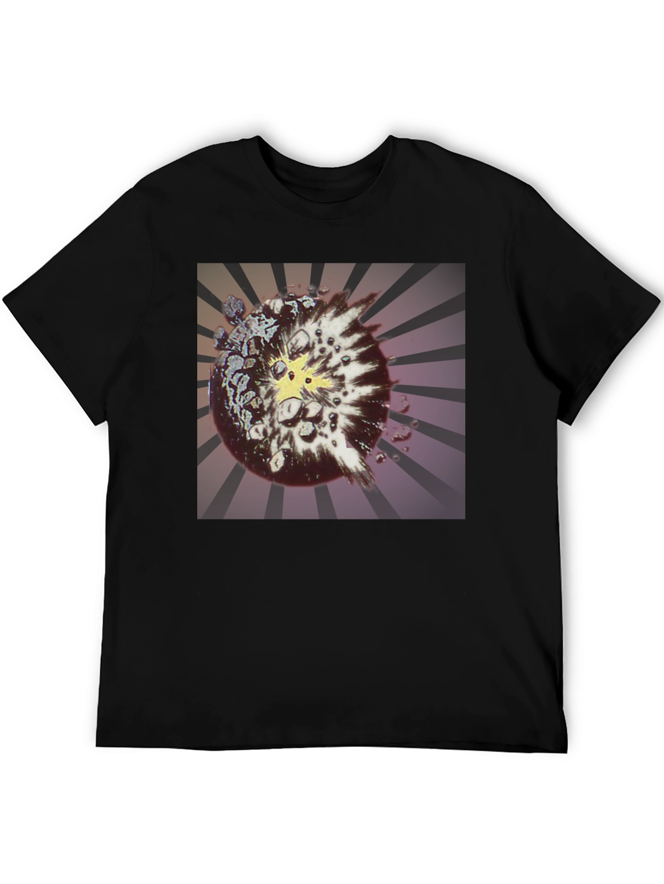 Exploding Planet Graphic T-Shirt
