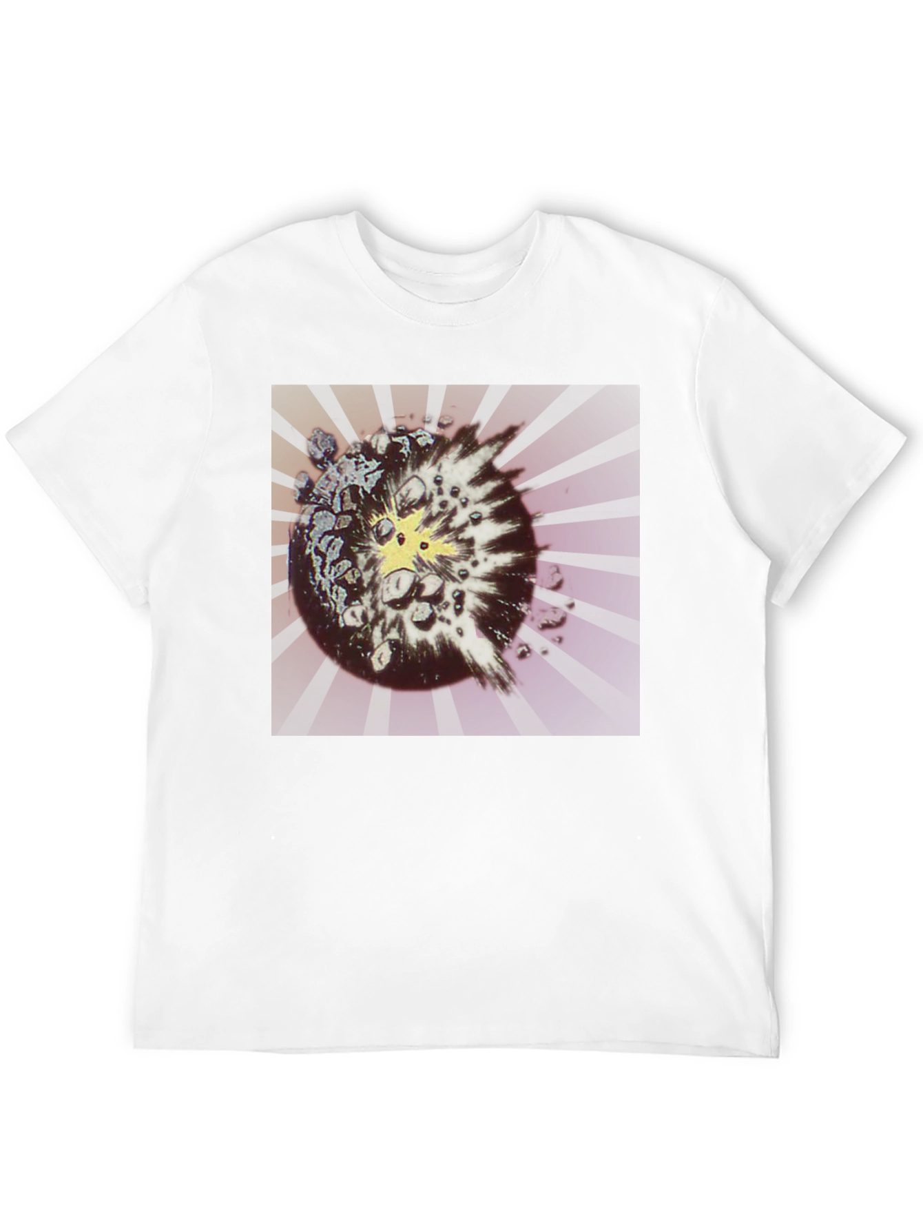 Exploding Planet Graphic T-Shirt