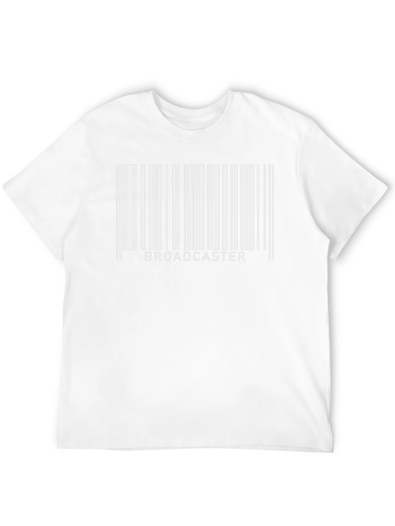 Broadcaster Barcode T-Shirt - Black