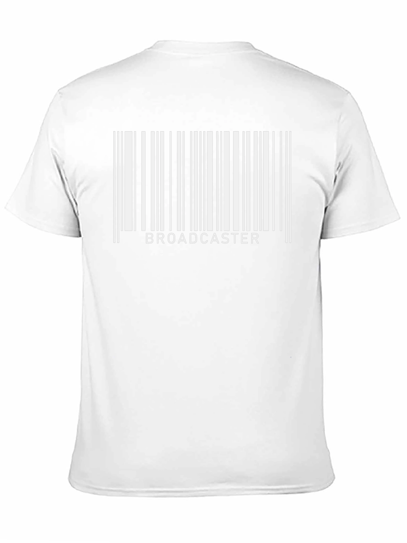 Broadcaster Barcode T-Shirt - Black