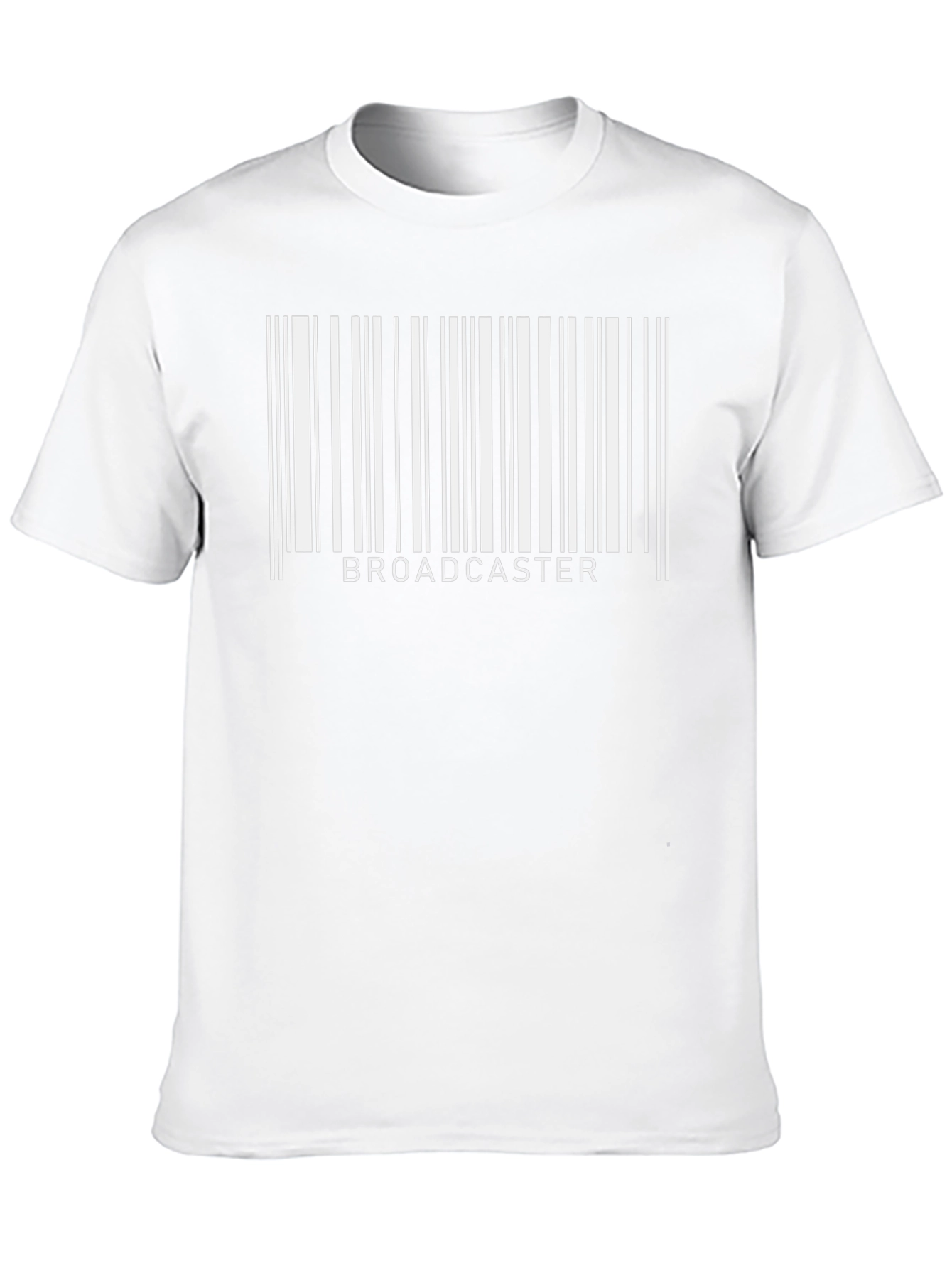 Broadcaster Barcode T-Shirt - Black