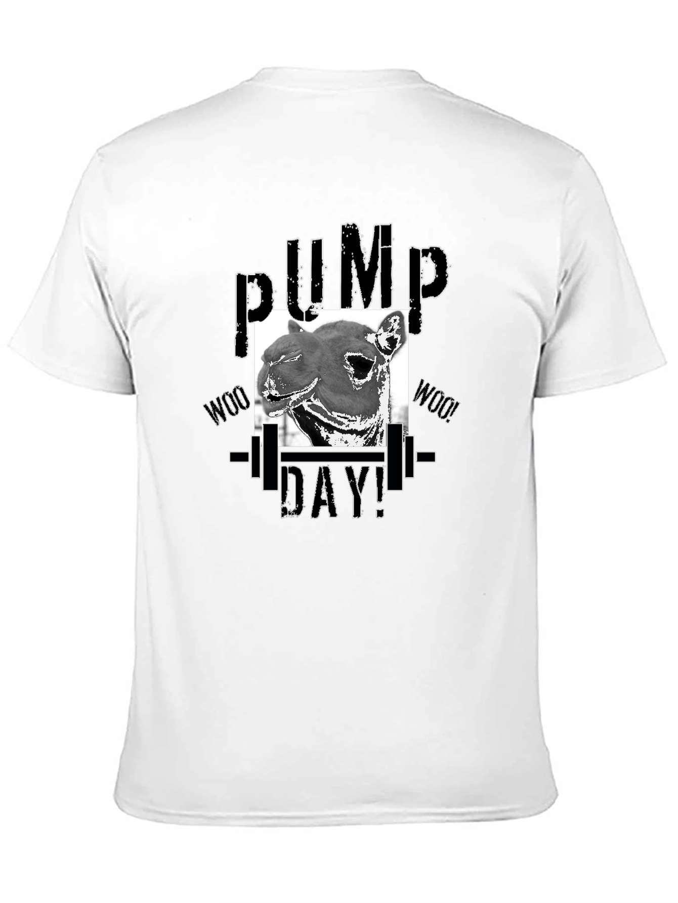 Pump Day Camel T-Shirt - Gym Workout Apparel