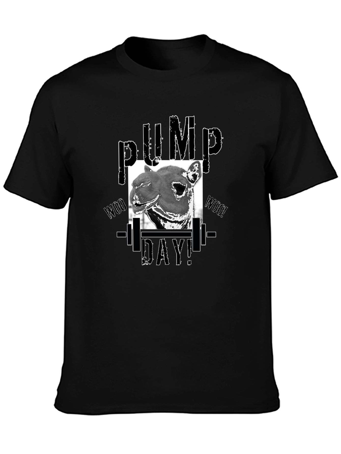 Pump Day Camel T-Shirt - Gym Workout Apparel