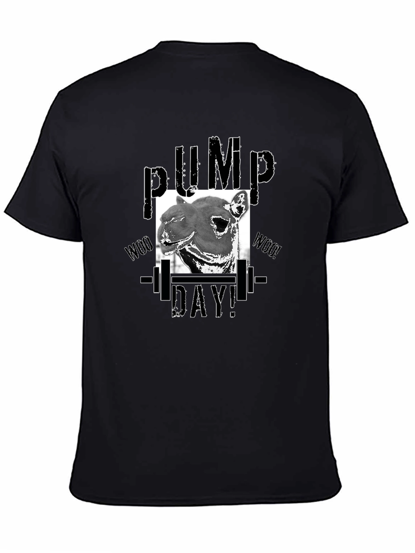 Pump Day Camel T-Shirt - Gym Workout Apparel