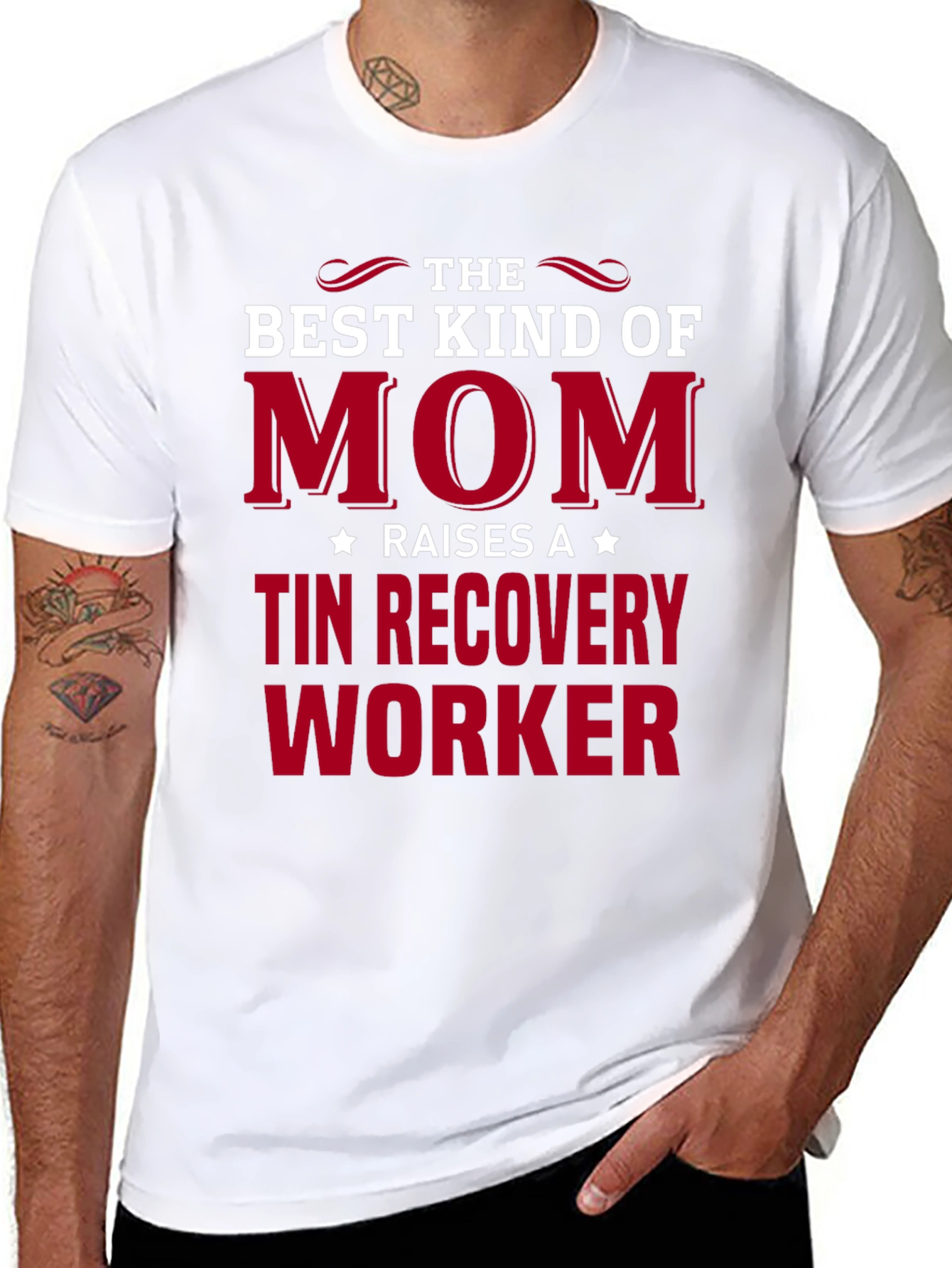 Best Kind of Mom T-Shirt - Recovery Worker