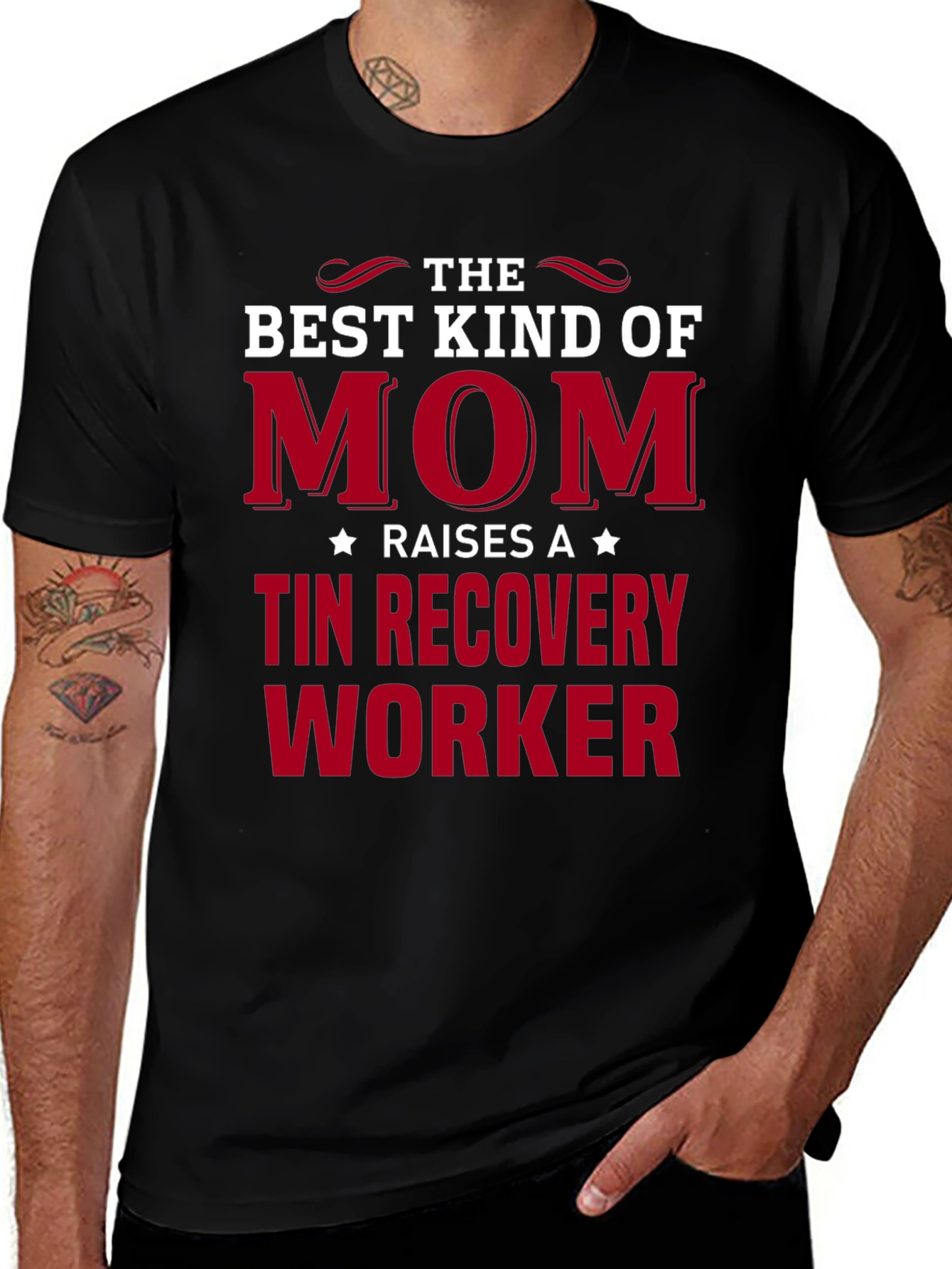 Best Kind of Mom T-Shirt - Recovery Worker