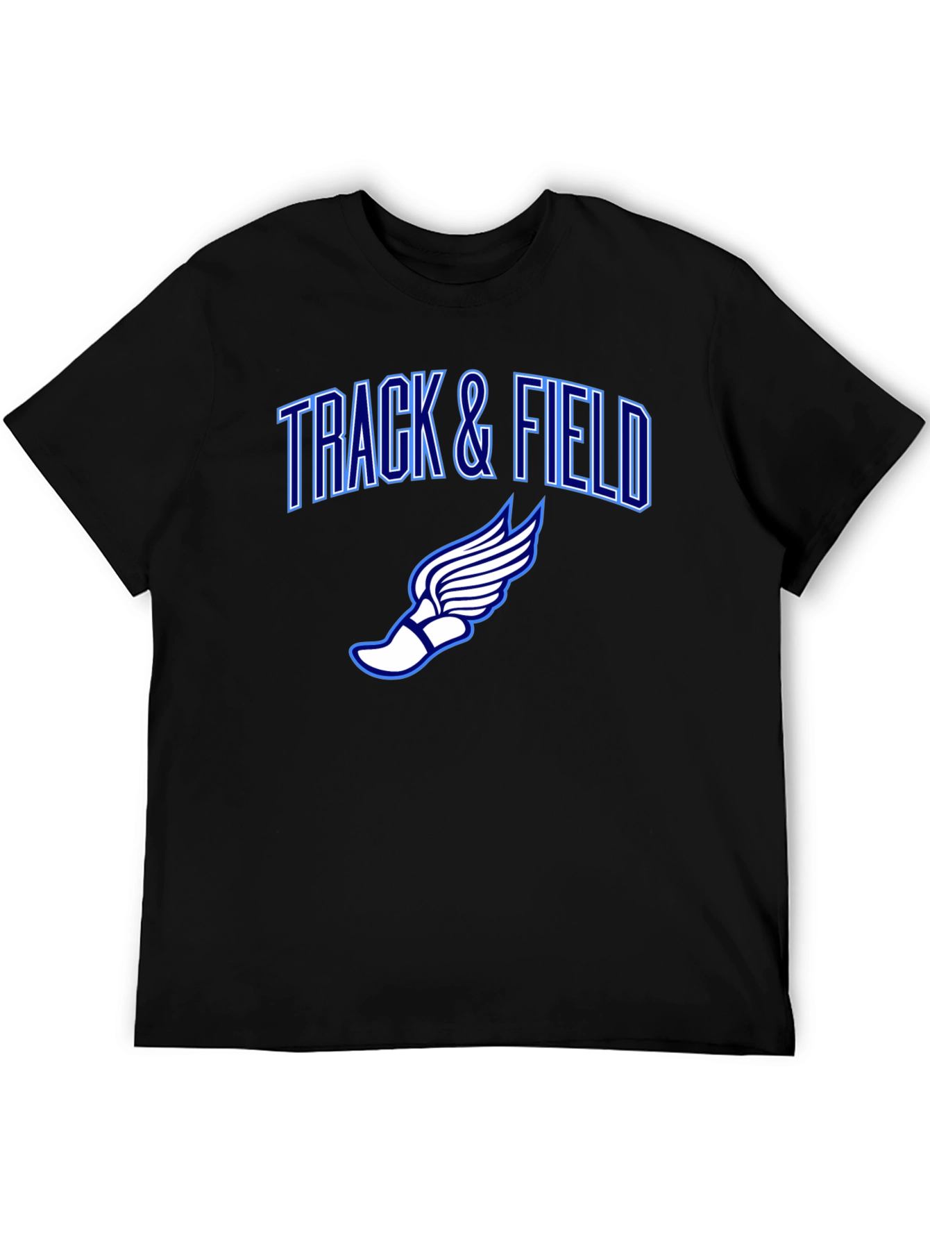 Track & Field Graphic T-Shirt - Athletic Design