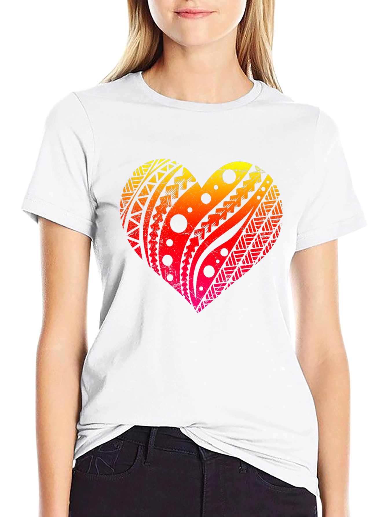 Tribal Heart Graphic Tee