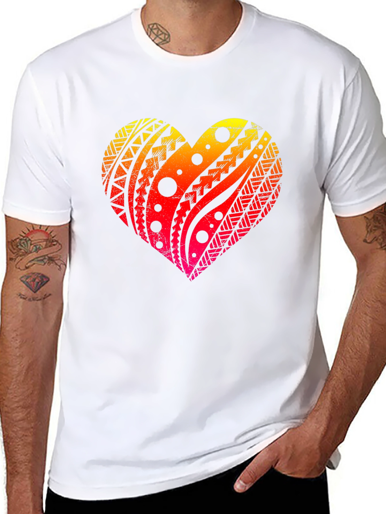 Tribal Heart Graphic Tee