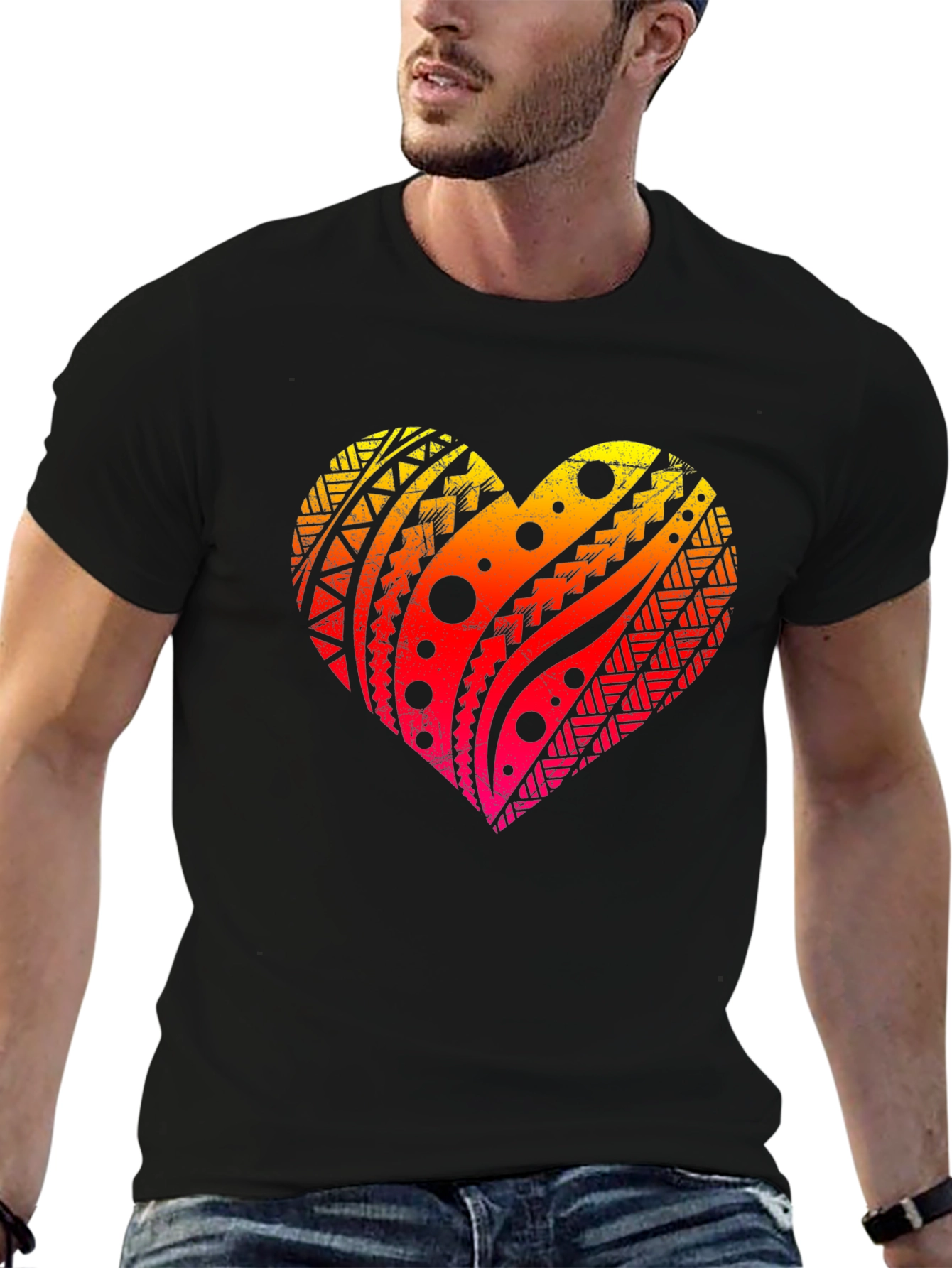 Tribal Heart Graphic Tee
