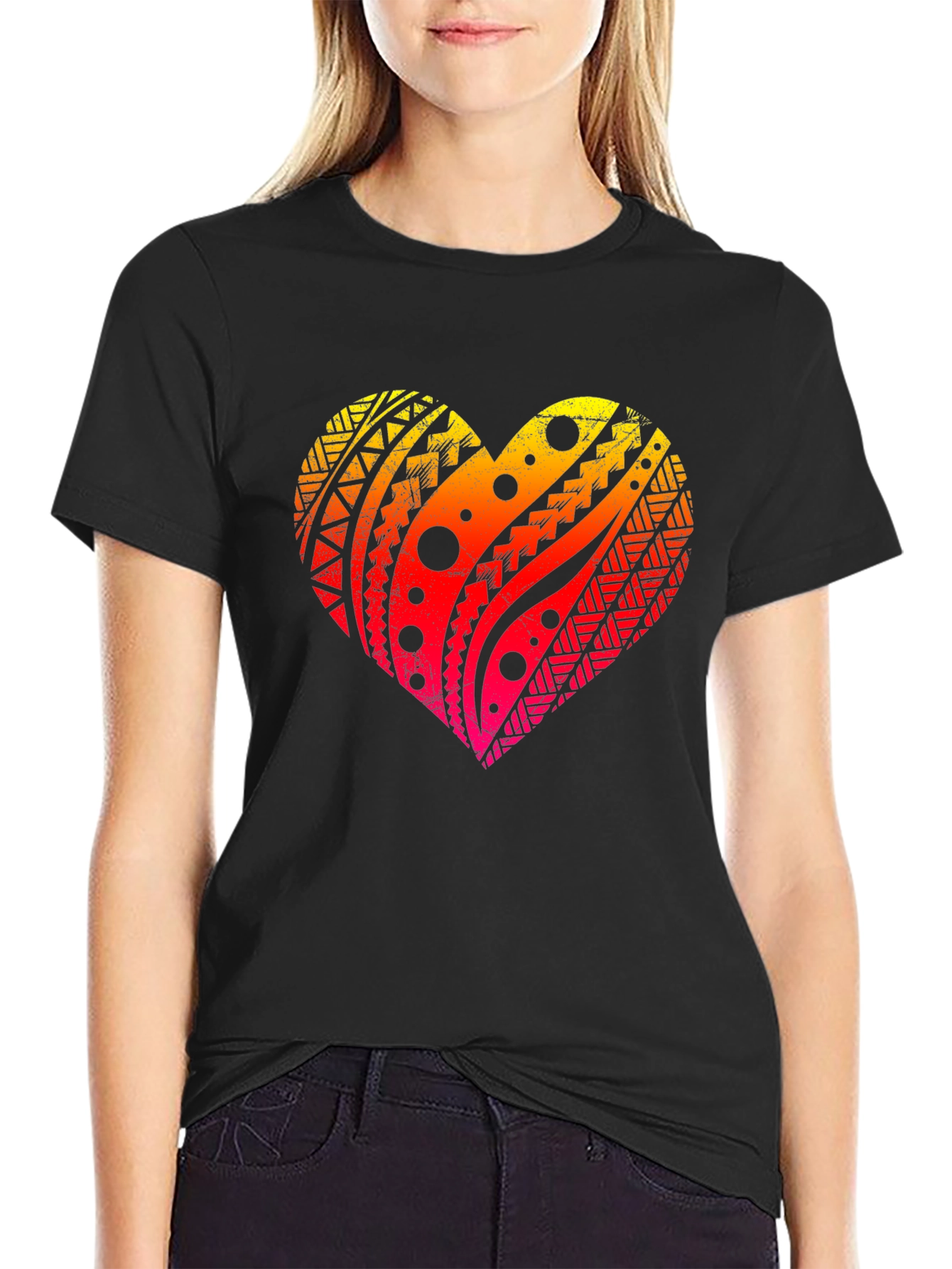 Tribal Heart Graphic Tee