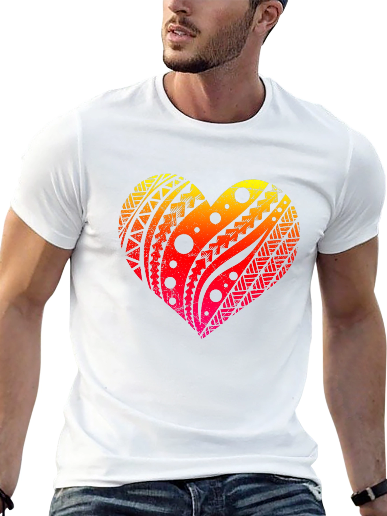 Tribal Heart Graphic Tee