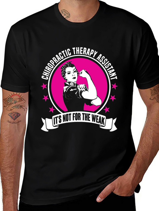 Chiropractic Therapy Assistant T-Shirt - Strong Women