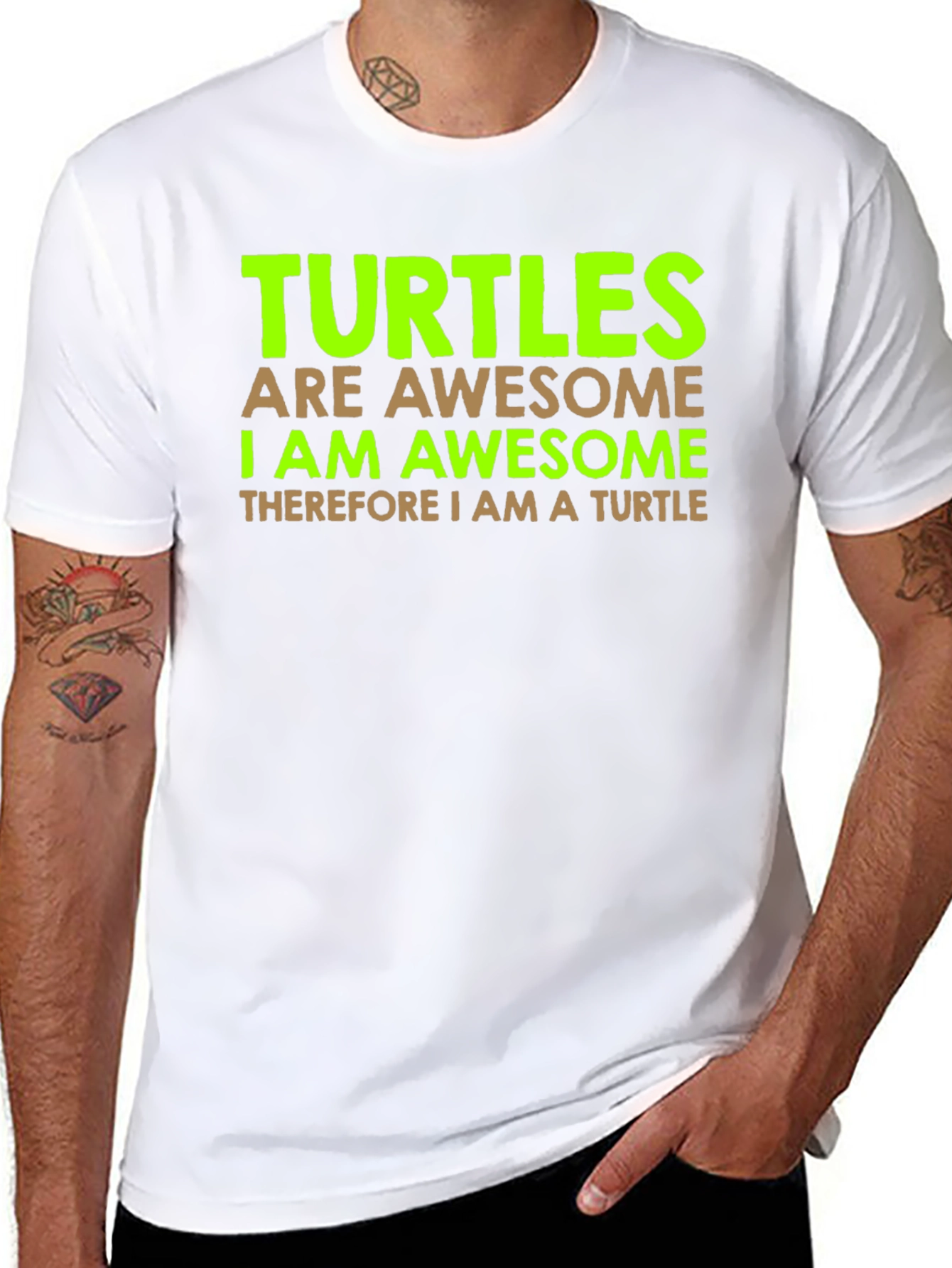 Turtles Are Awesome Graphic T-Shirt
