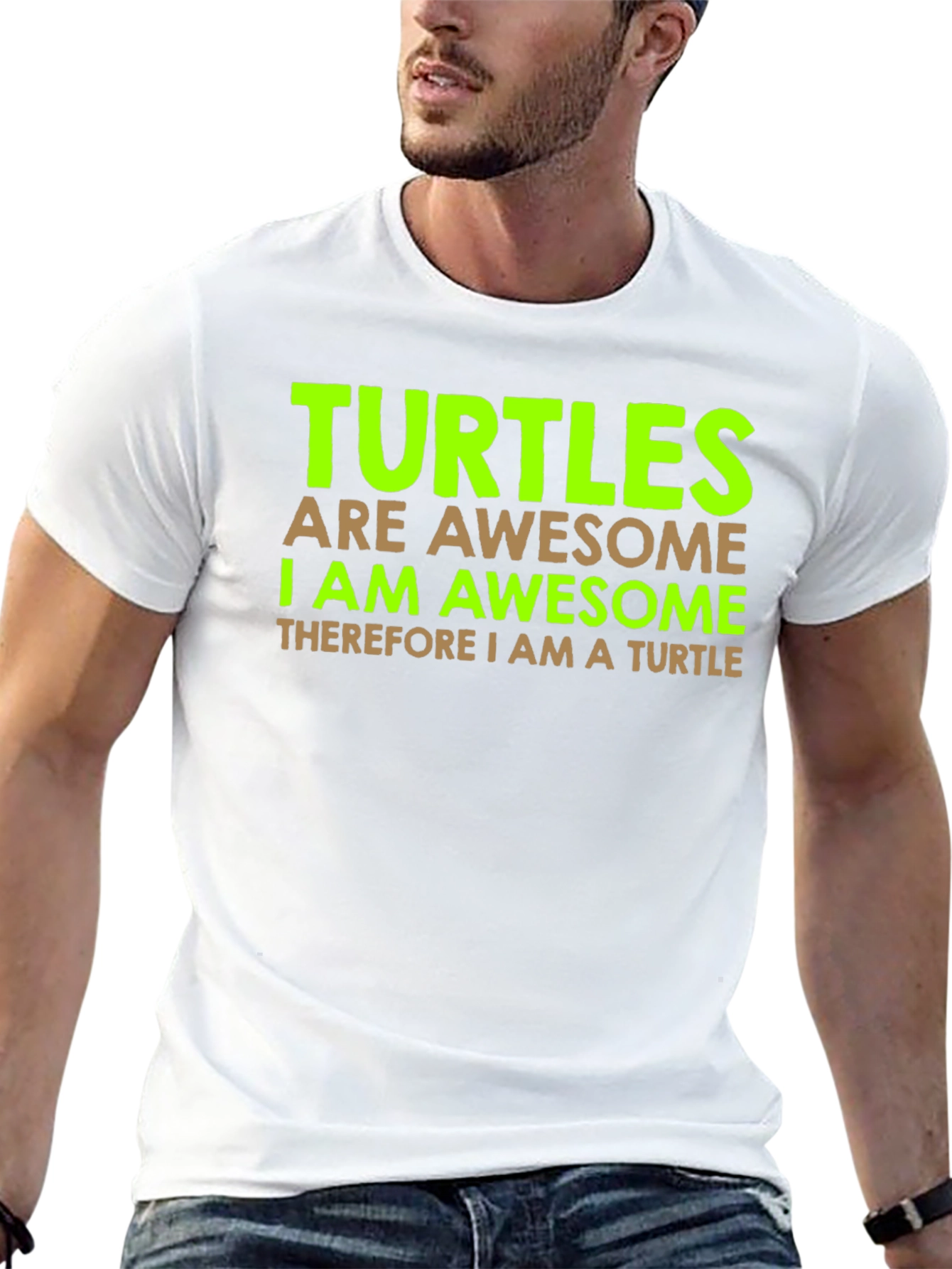 Turtles Are Awesome Graphic T-Shirt