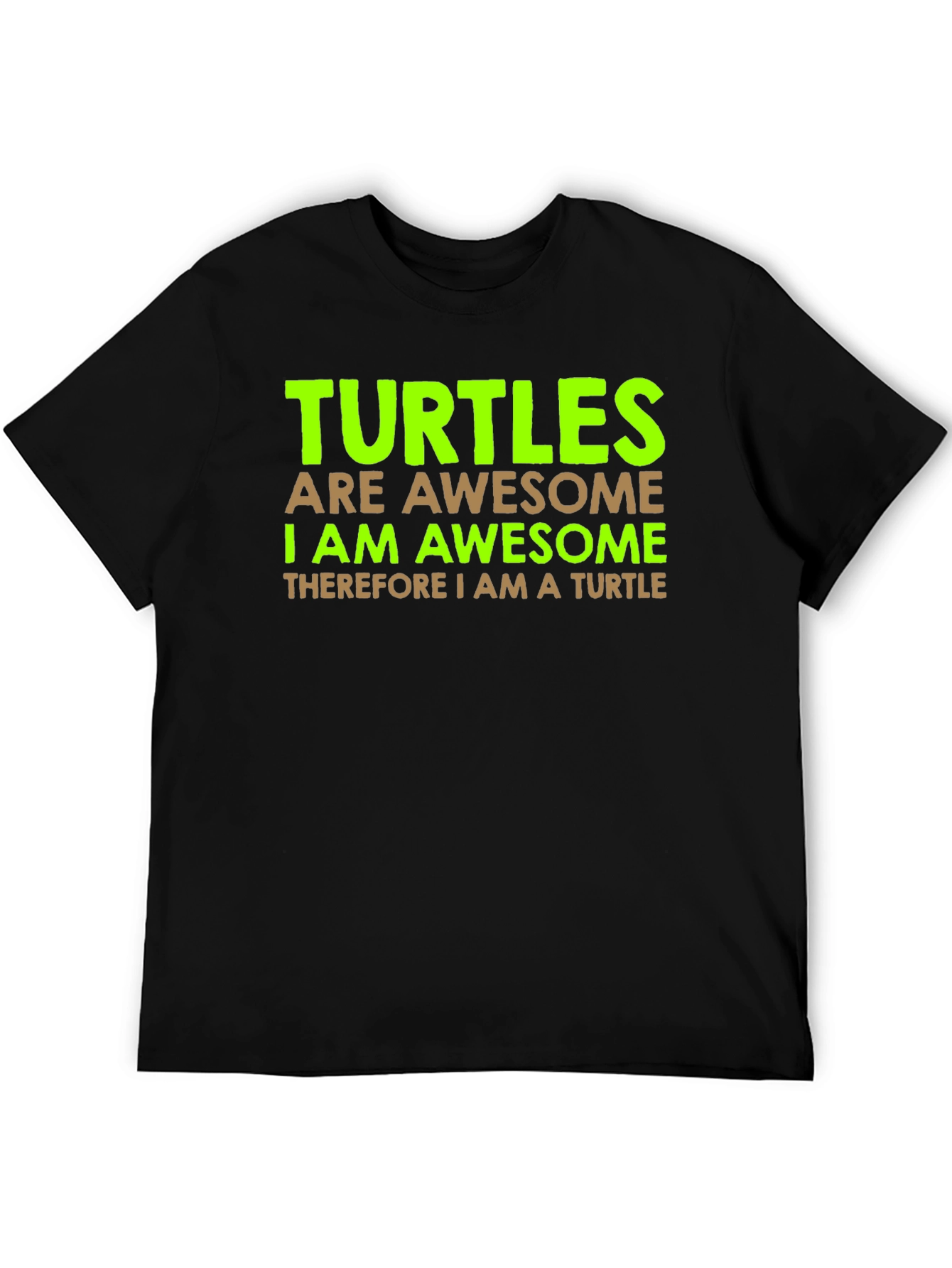 Turtles Are Awesome Graphic T-Shirt