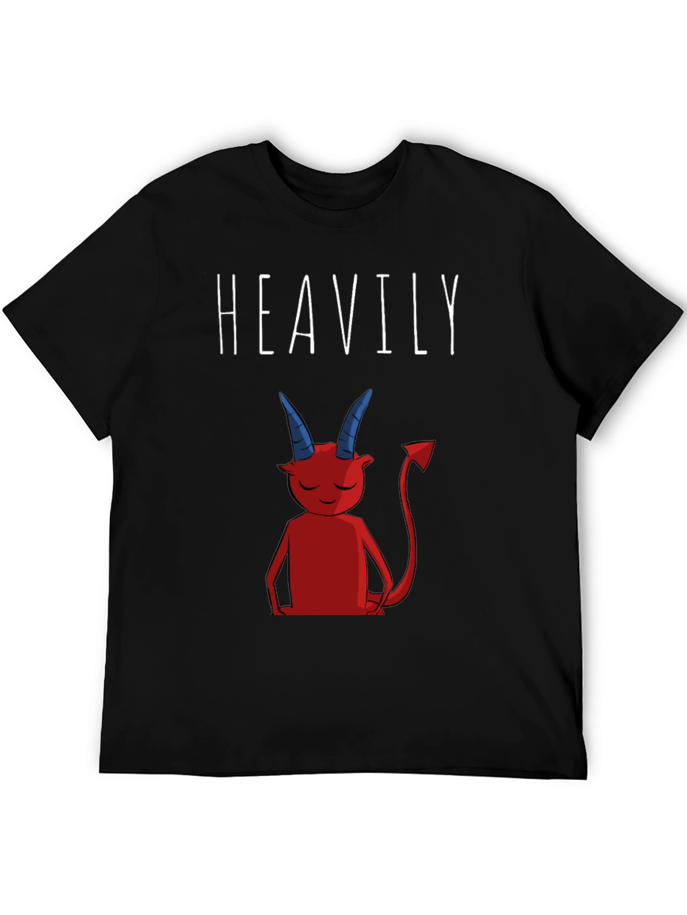 Heavily Devilish Graphic T-Shirt - Black